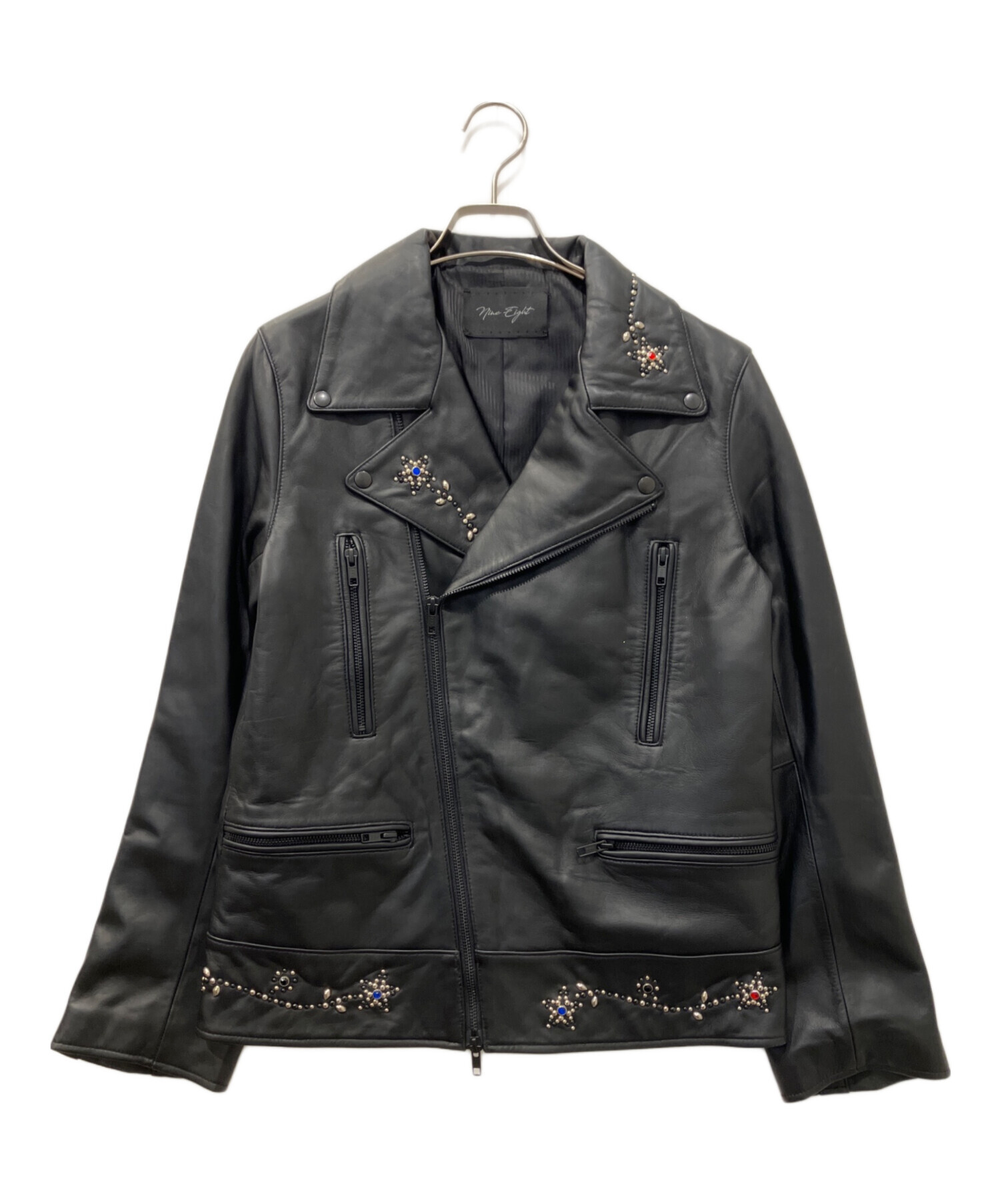 らむ様　オーダー品 中古・古着通販】nine eight (ナインエイト) ラムレザーライダース