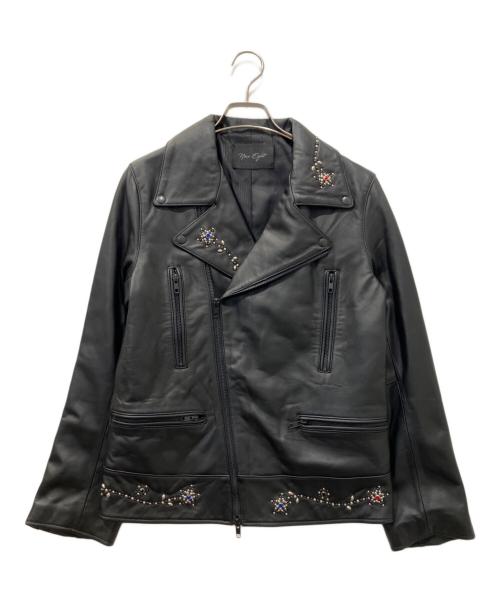 中古・古着通販】nine eight (ナインエイト) ラムレザーライダース