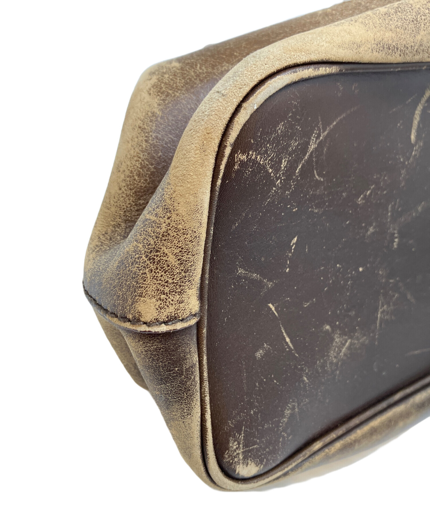 中古・古着通販】GUCCI (グッチ) ドクターズバッグ ブラウン サイズ