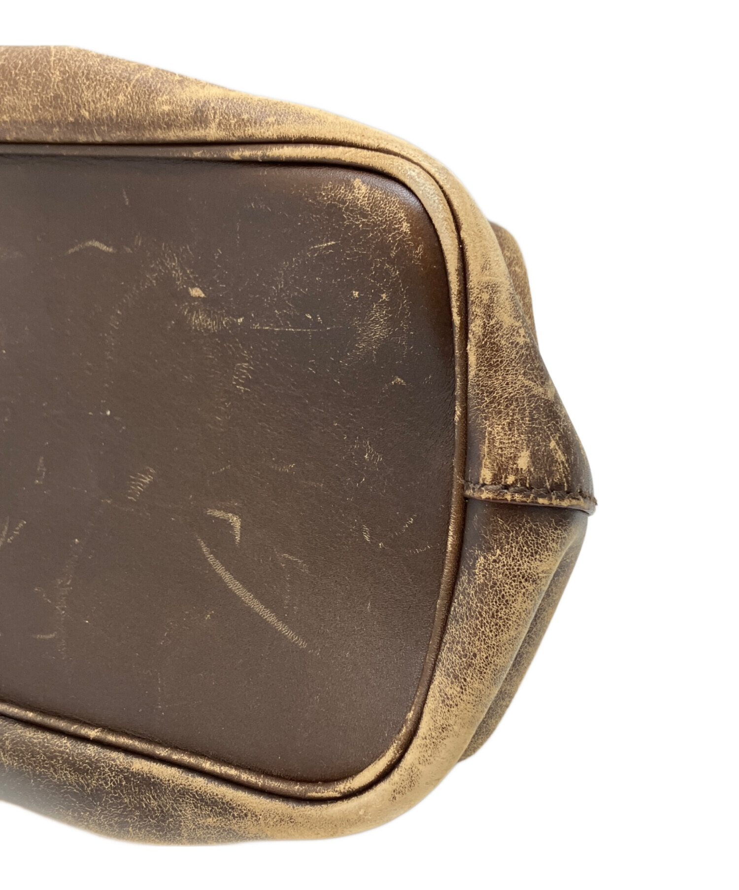 中古・古着通販】GUCCI (グッチ) ドクターズバッグ ブラウン サイズ