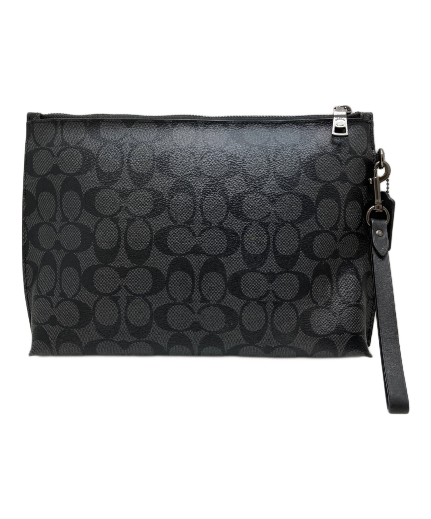 中古・古着通販】COACH (コーチ) キャリーオール ポーチ シグネチャー