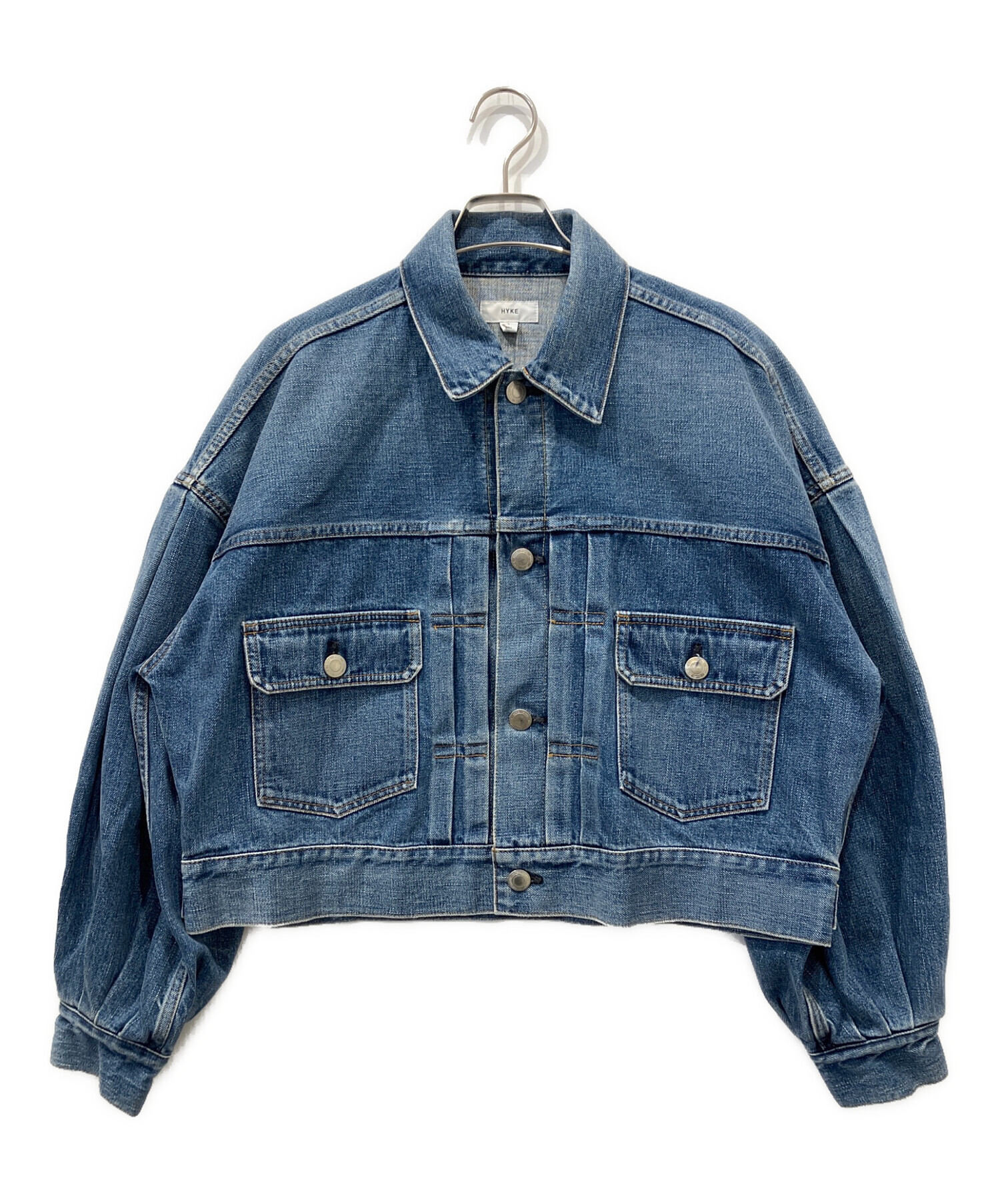 中古・古着通販】HYKE (ハイク) BALLOON SLEEVE DENIM JACKET TYPE2 