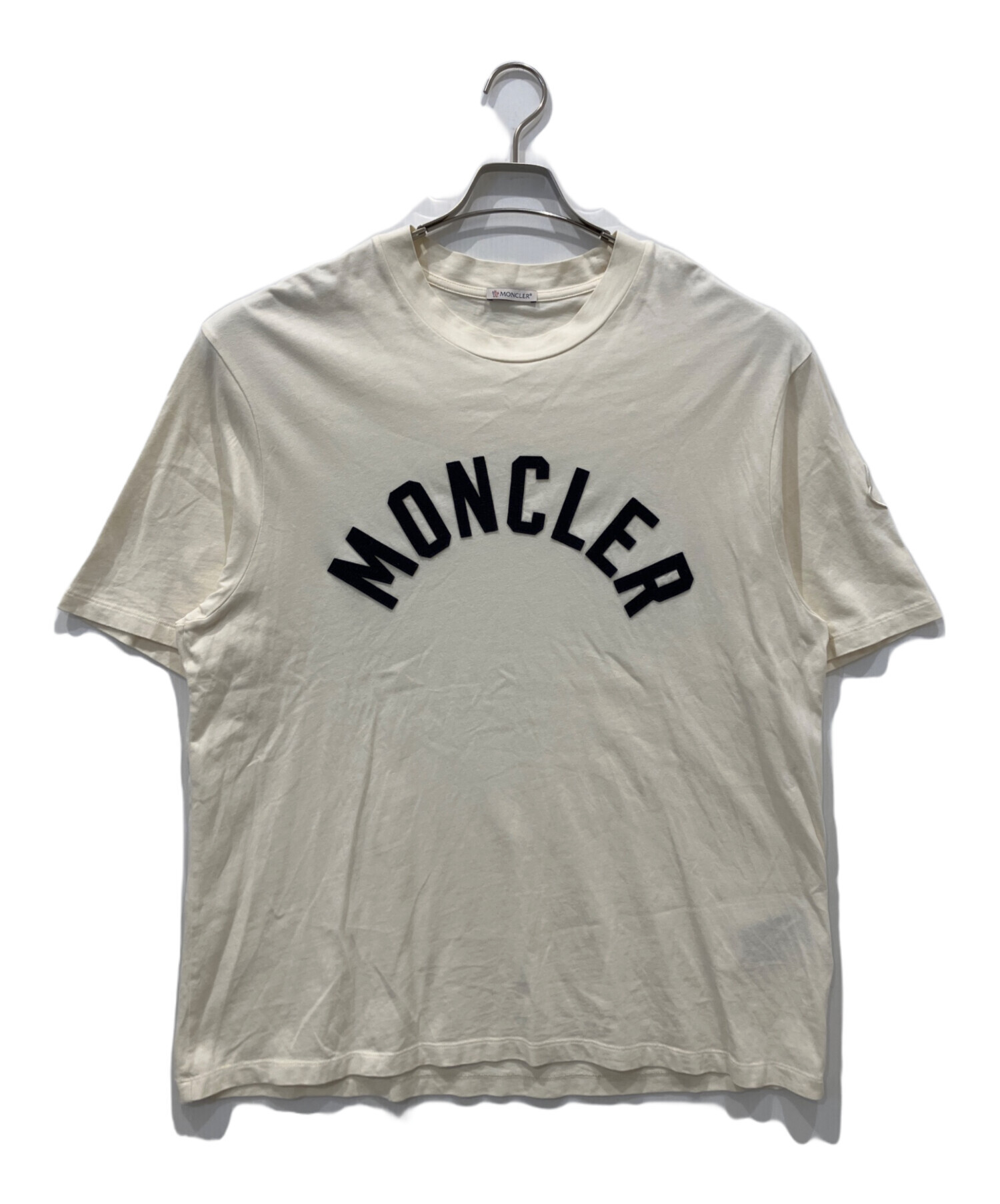 最終セール☆【美品/QR確認】MONCLER Tシャツ S ターゲット 中古・古着通販】MONCLER (モンクレール) 半袖Tシャツ アイボリー