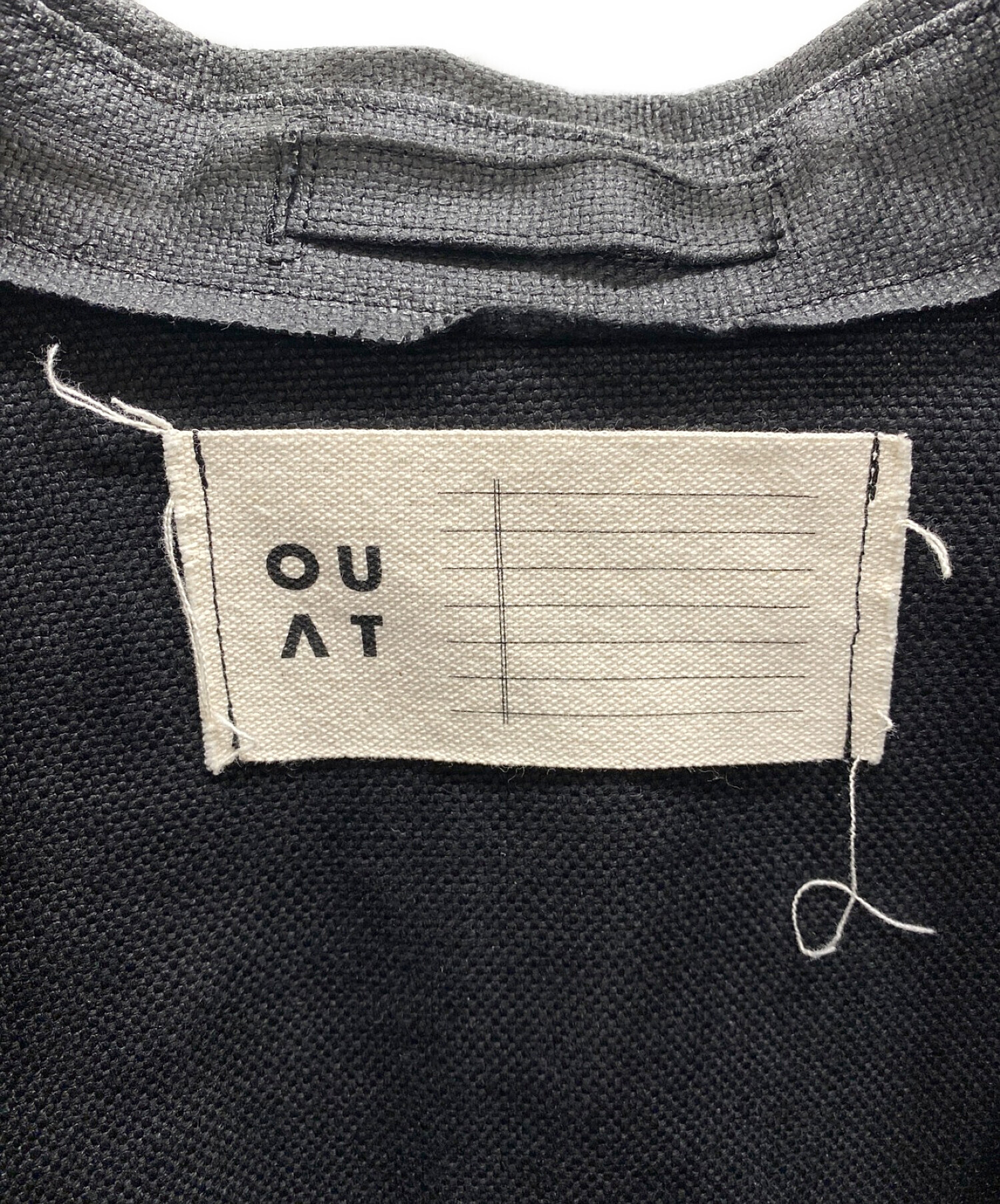 中古・古着通販】OUAT (オーユーエーティー) CPOシャツ ブラック 