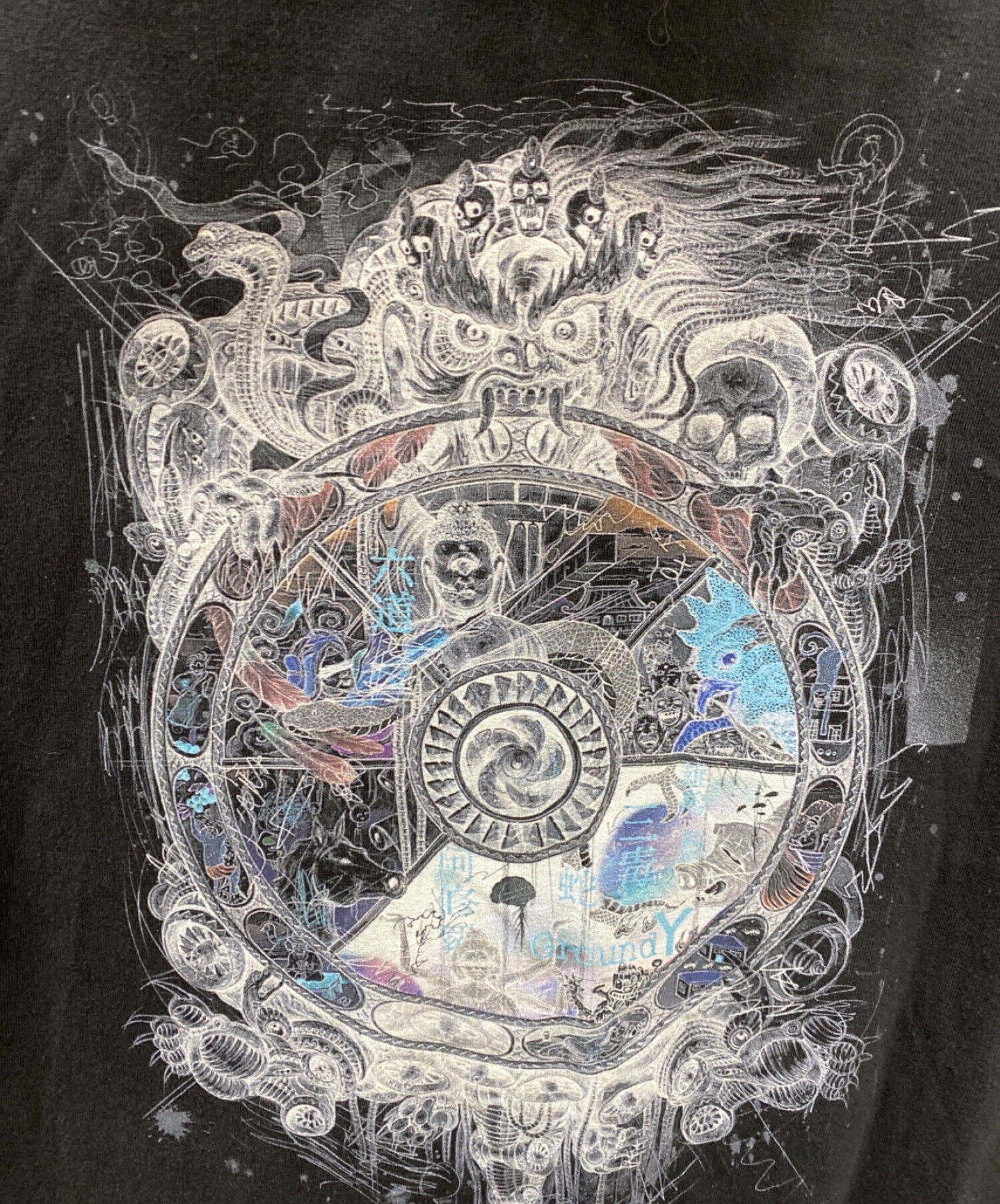 中古・古着通販】GROUND Y (グラウンドワイ) バックプリント 中古・古着通販】GROUND Y (グラウンドワイ) バックプリント