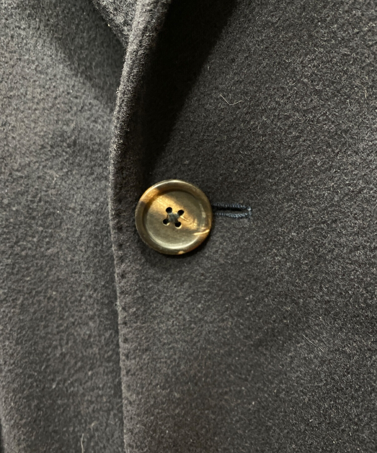 中古・古着通販】LARDINI (ラルディーニ) チェスターコート ネイビー