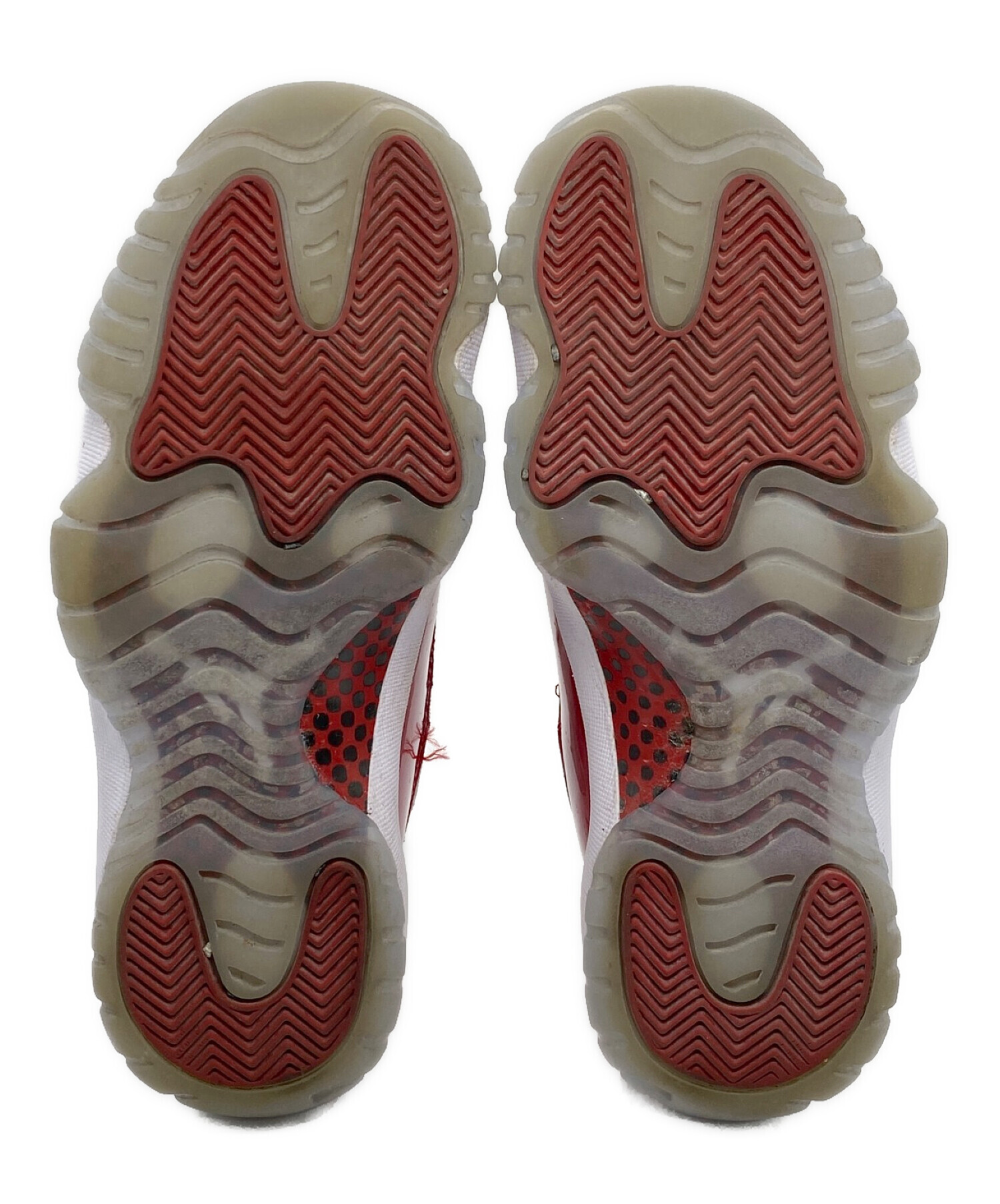 中古・古着通販】NIKE (ナイキ) AIR JORDAN 11 RETRO レッド×ホワイト