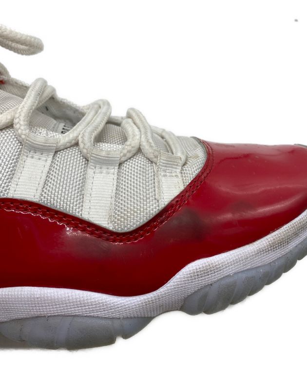 中古・古着通販】NIKE (ナイキ) AIR JORDAN 11 RETRO レッド×ホワイト