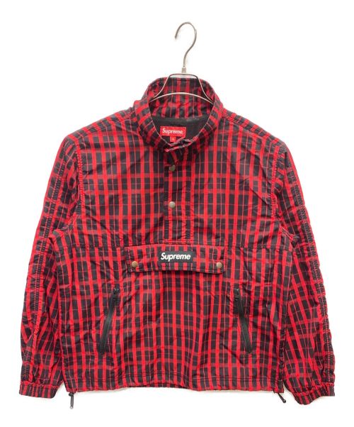 中古・古着通販】Supreme (シュプリーム) Nylon Plaid Pullover レッド