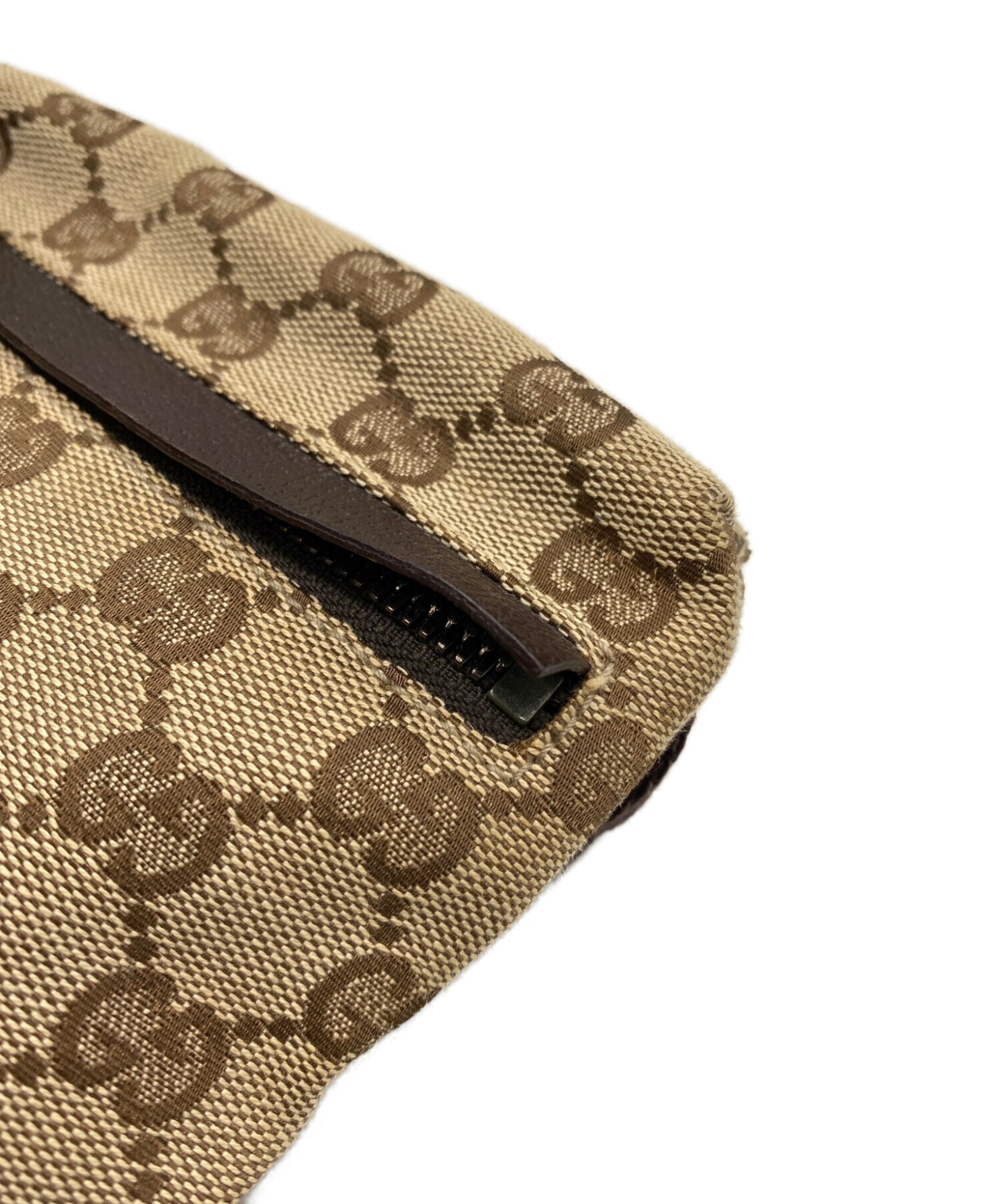 Gucci GGキャンバスウエストポーチ　中古　Used 中古・古着通販】GUCCI (グッチ) GGキャンバス ウエストポーチ