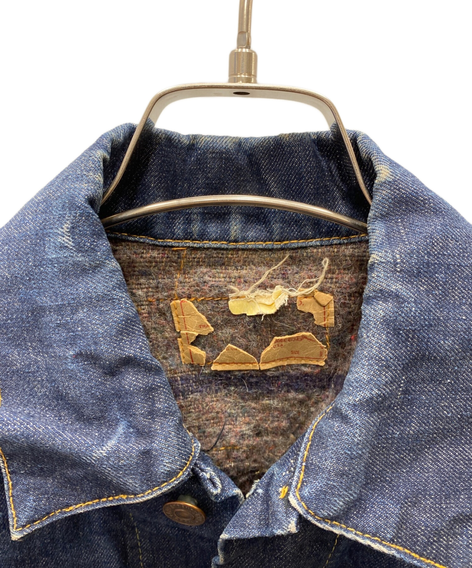 中古・古着通販】LEVI'S (リーバイス) 70505裏ブランケットデニム