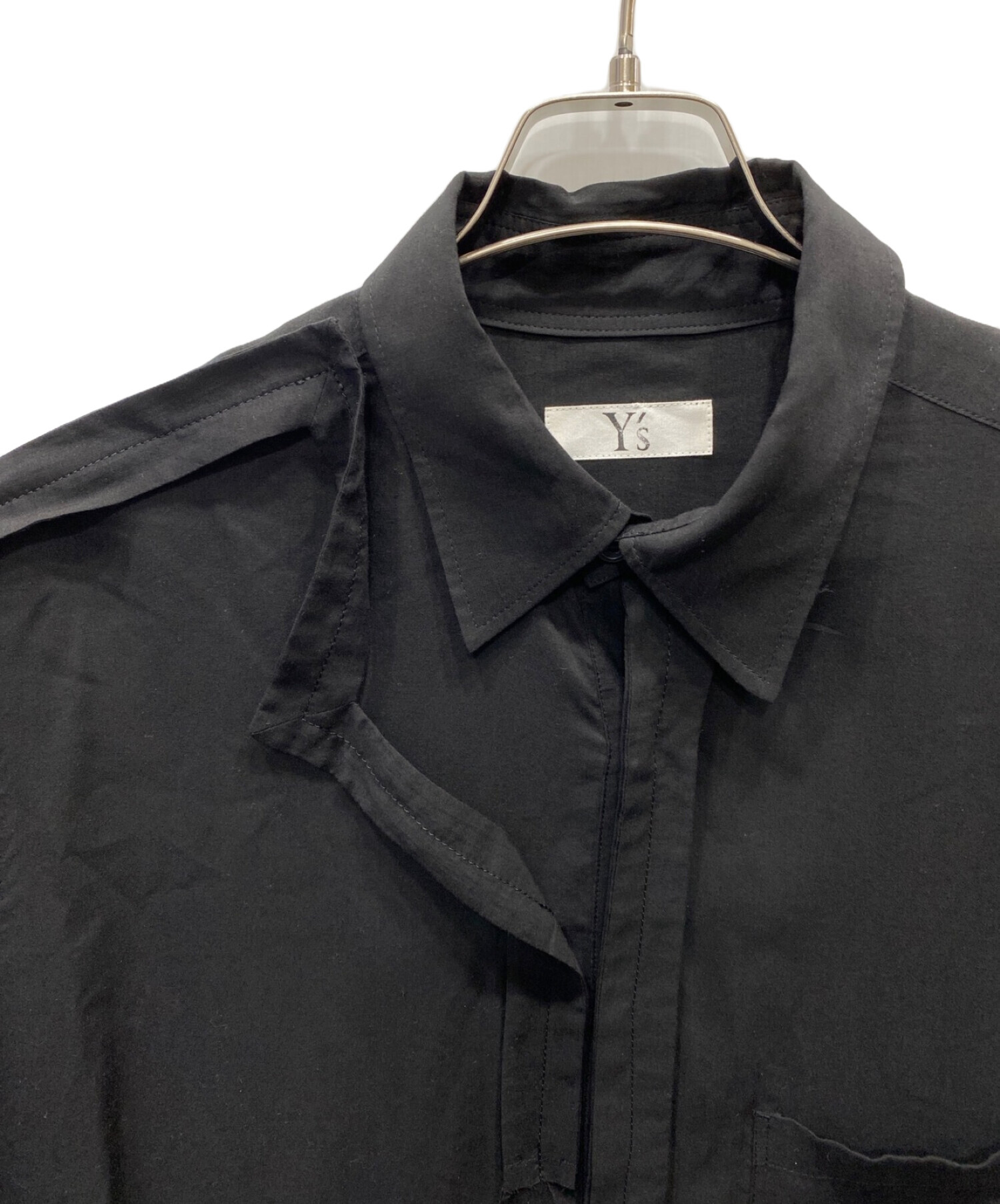 中古・古着通販】Y's (ワイズ) CELLULOSE LAWN TAPE SNAP SHIRT