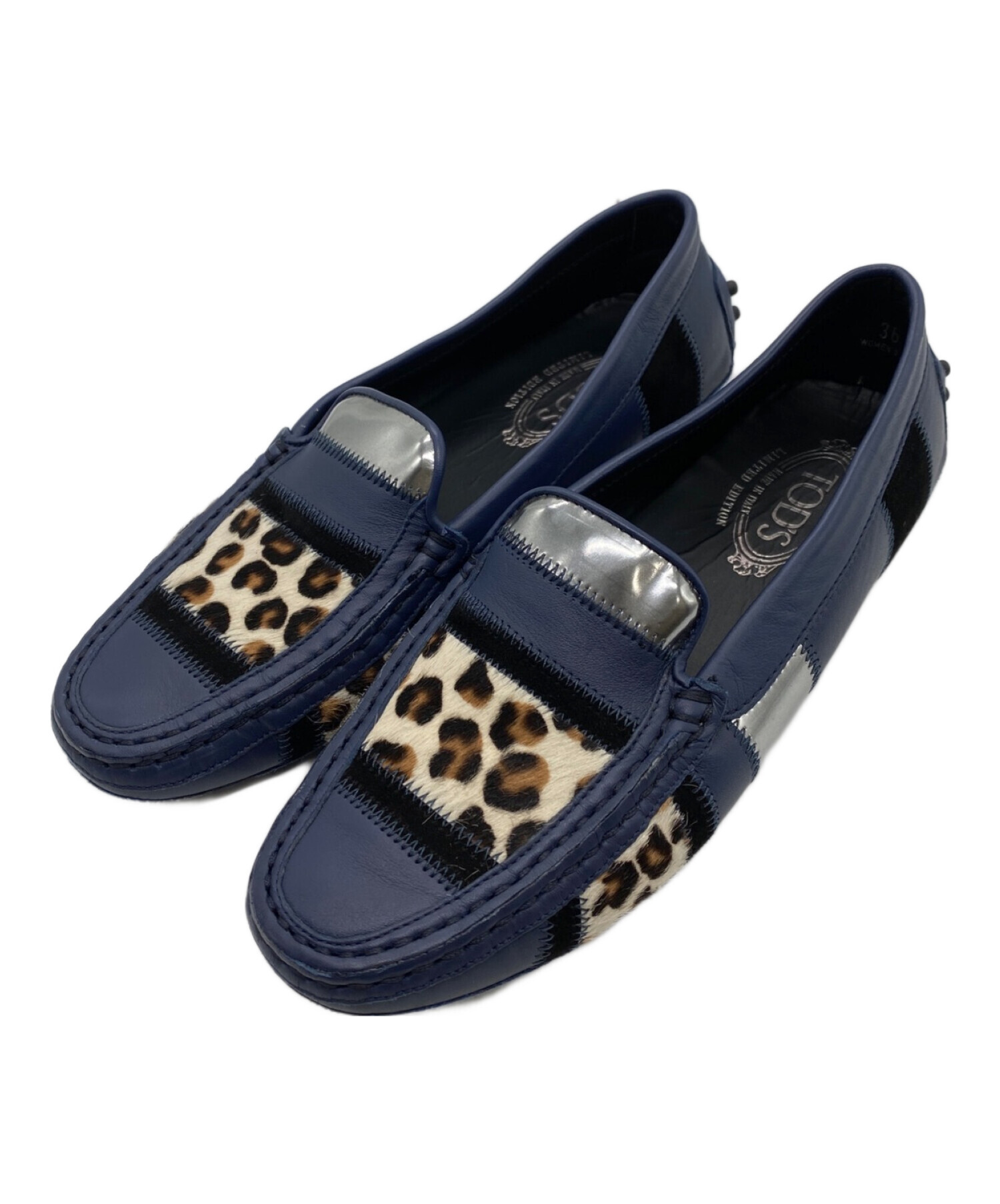 トッズ ローファー ドライビングシューズ ブラック ハラコ 【公式通販】