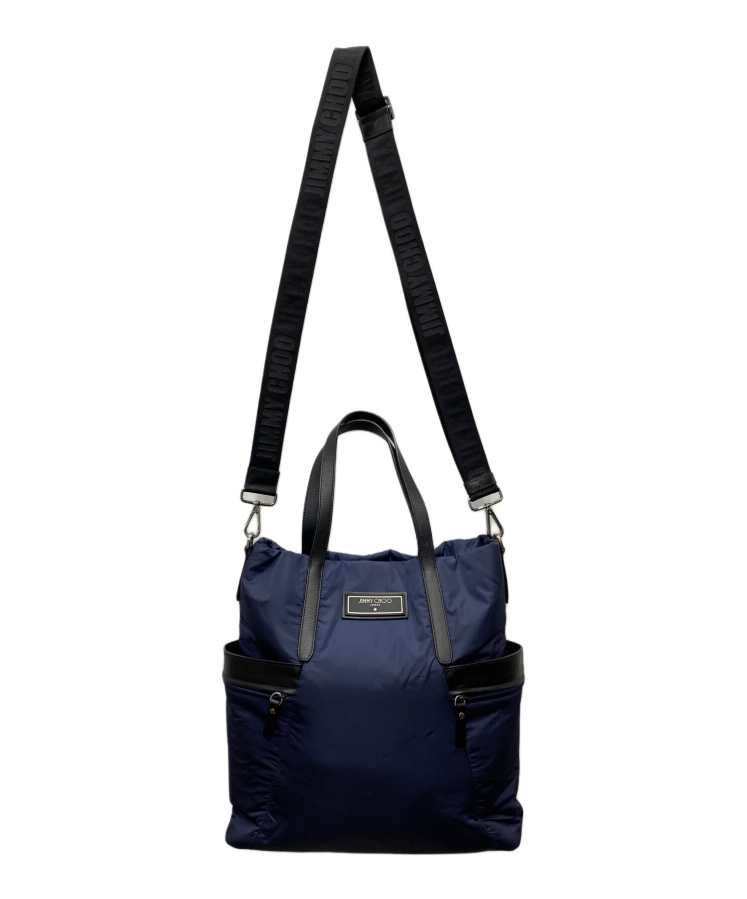 JIMMY CHOO ナイロントートバッグ ブラック JIMMY CHOO ナイロントートバッグ！ 【公式通販】