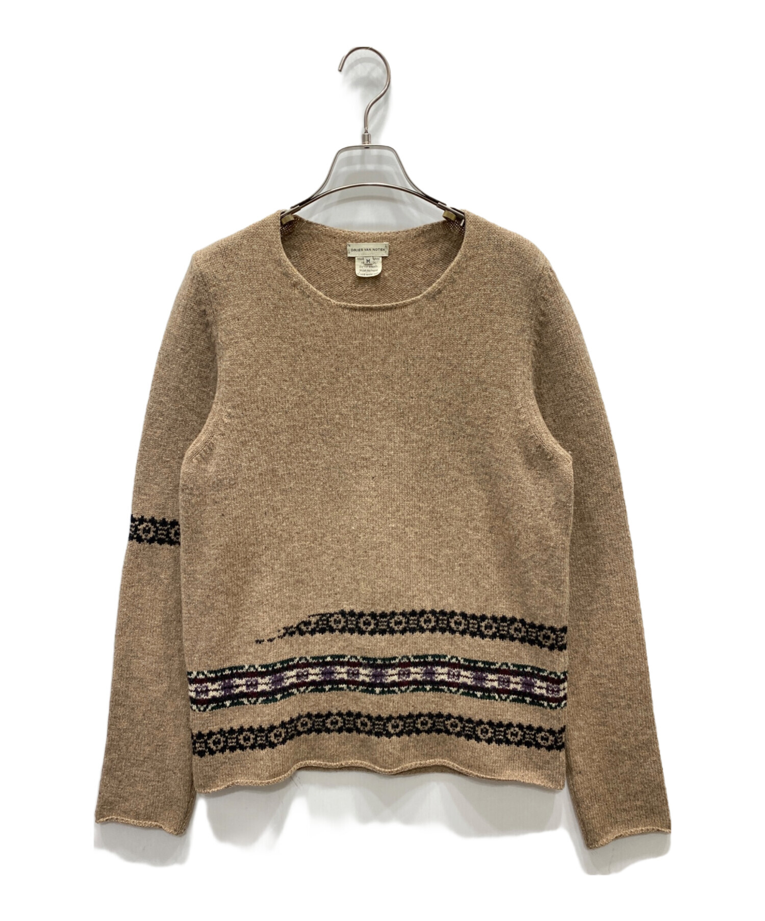 希少2000sドリスヴァンノッテン　ウールニットシャツ　セーター　古着ビンテージ 中古・古着通販】DRIES VAN NOTEN (ドリスヴァンノッテン) ウール