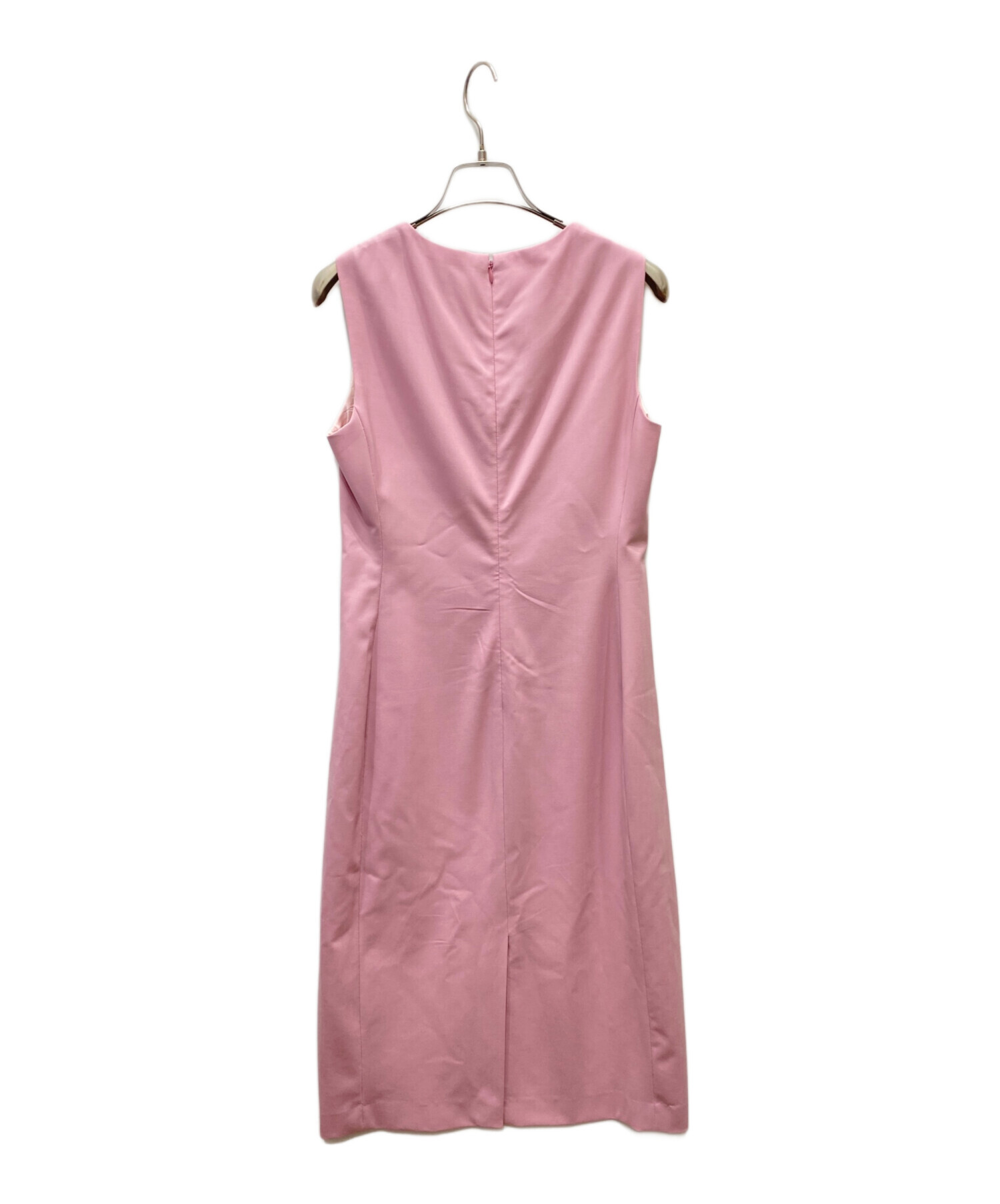 中古・古着通販】theory (セオリー) ノースリーブワンピース ピンク