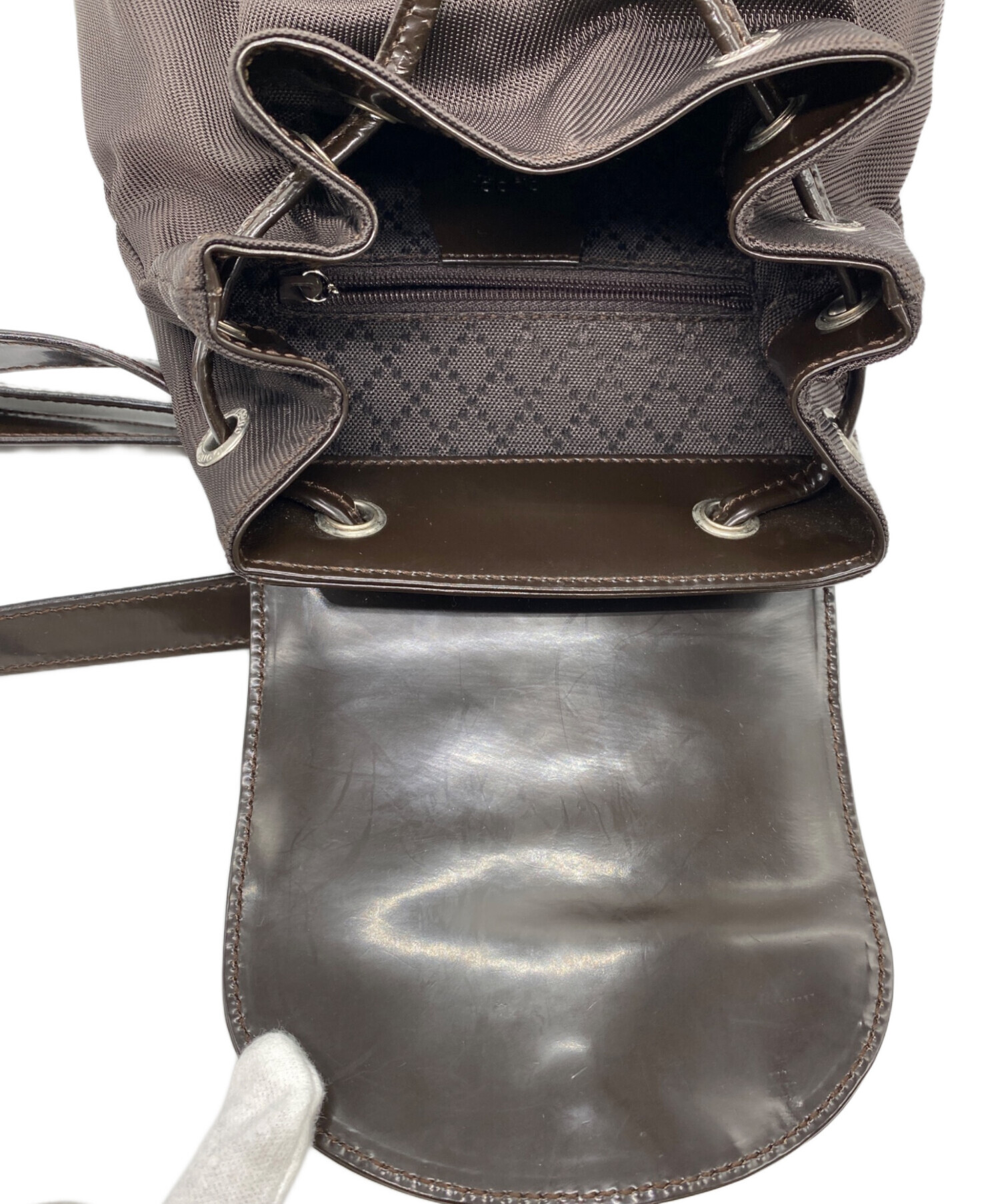 中古・古着通販】GUCCI (グッチ) バンブー リュック・デイパック