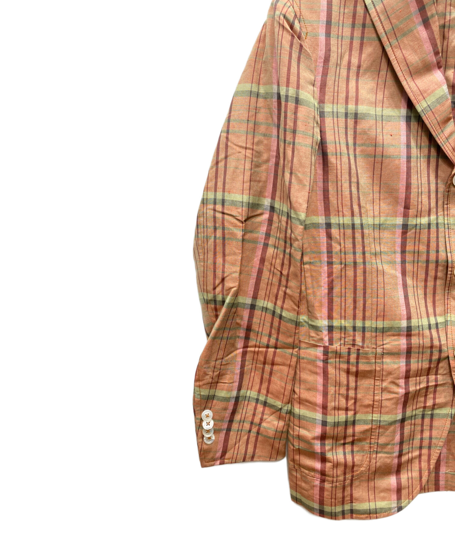 未使用 BOGLIOLI DOVER ボリオリリネン × シルクジャケット 46 中古・古着通販】BOGLIOLI (ボリオリ) リネンシルクシャンタン