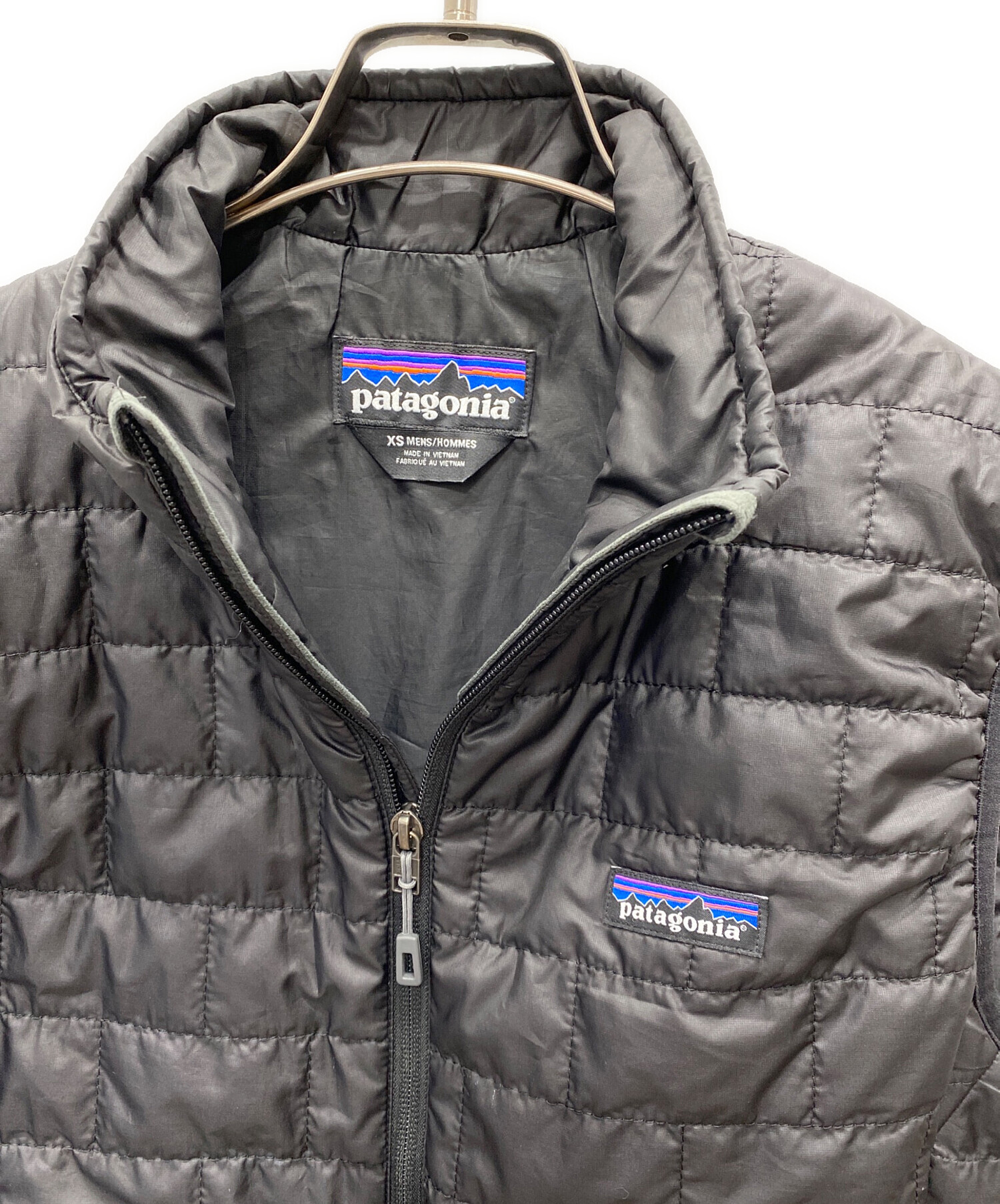 パタゴニアpatagoniaナノパフベスト　メンズM ブラック 中古・古着通販】Patagonia (パタゴニア) ナノパフベスト ブラック