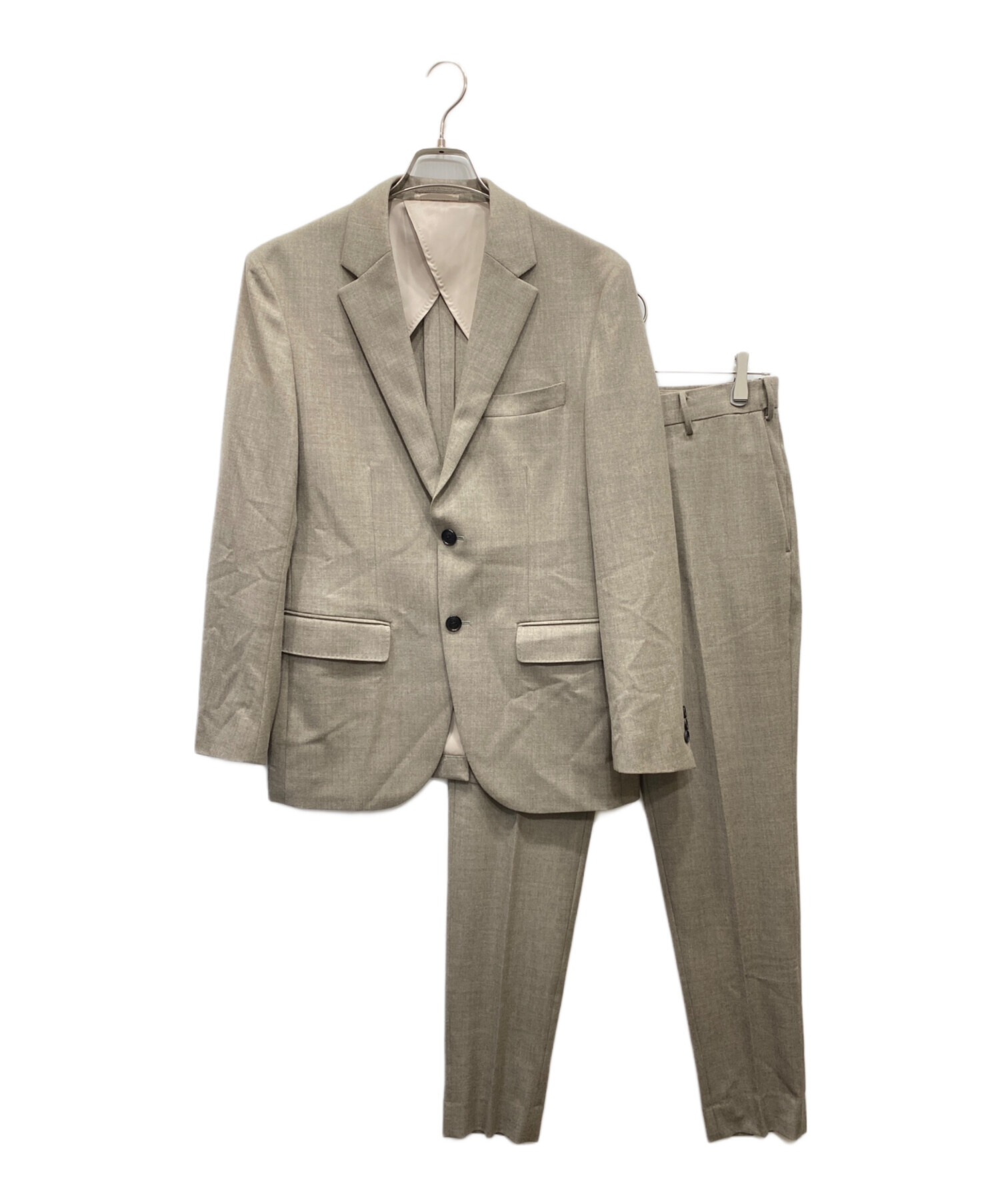 エディフィス EDIFICE ウール セットアップ グレンチェック S ウール