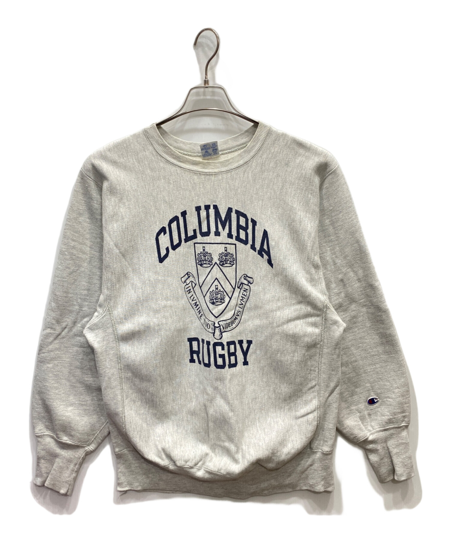 champion チャンピオン　リバースウィーブ　usa製　XL 染み込み 中古・古着通販】Champion (チャンピオン) 染み込み3段プリント