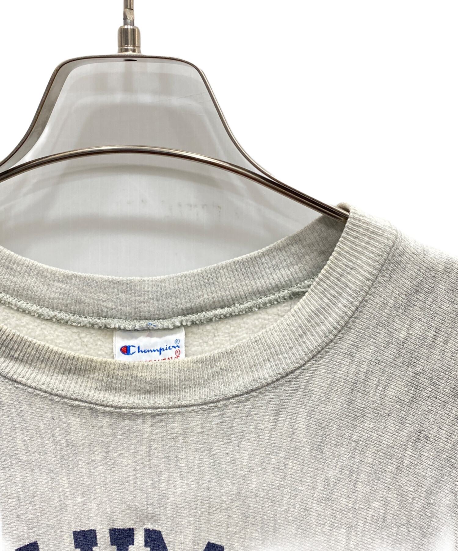 champion チャンピオン　リバースウィーブ　usa製　XL 染み込み 中古・古着通販】Champion (チャンピオン) 染み込み3段プリント