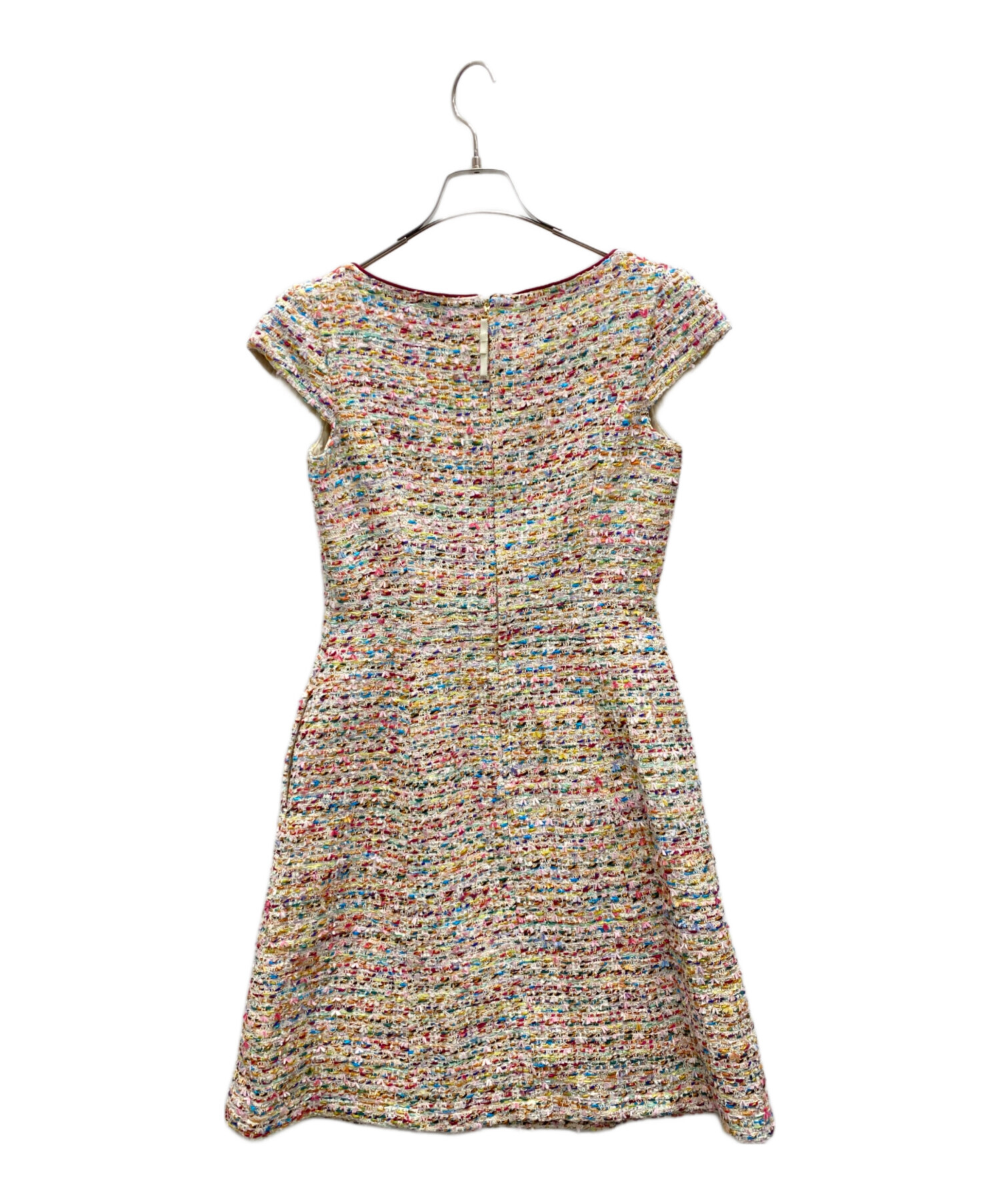 トッカ TOCCA ワンピース ピンク系 ノースリーブ 刺繍 ドレス TOCCA