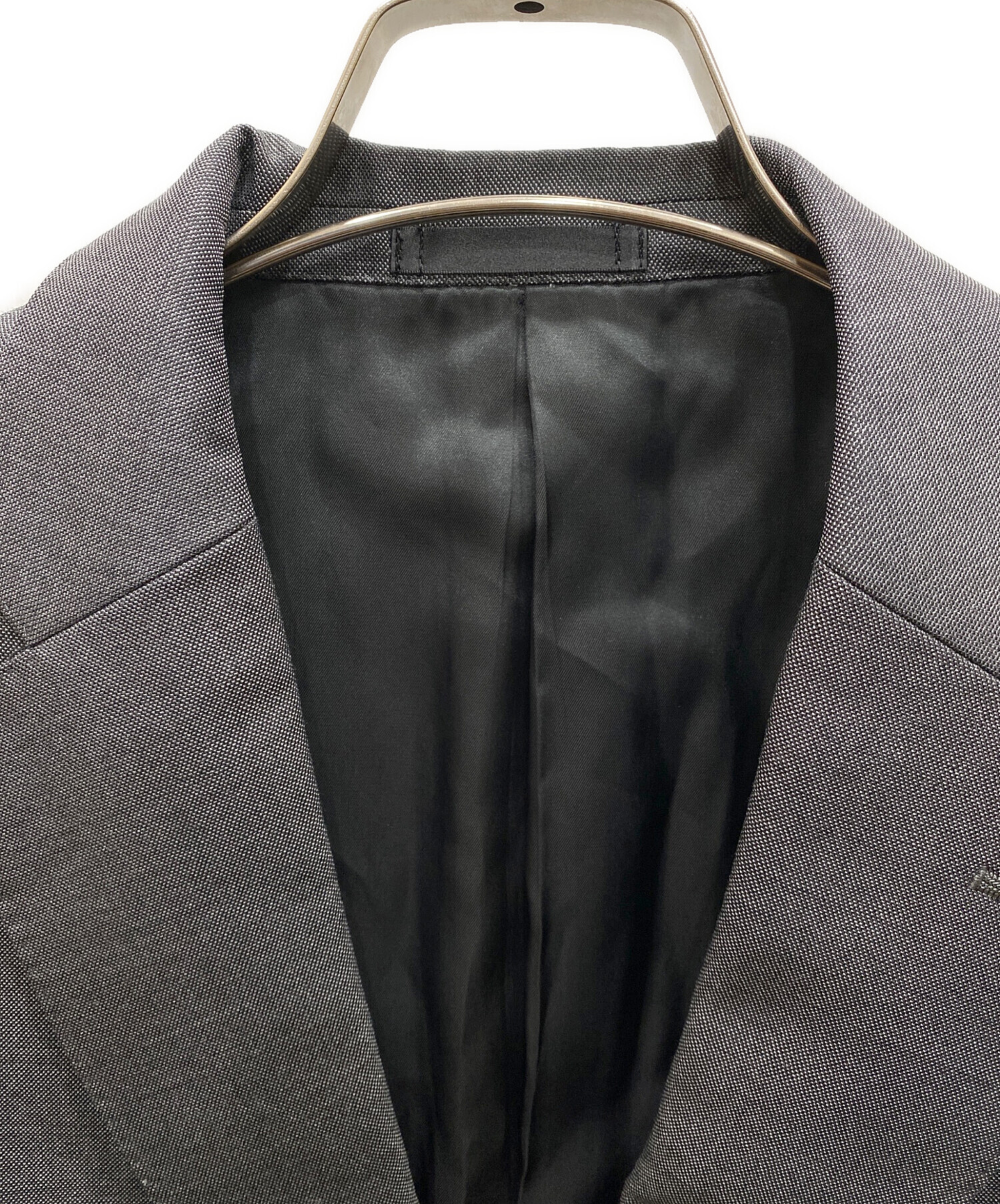 BURBERRY BLACKLABEL スーツ　セットアップ　光沢　Mサイズ　灰 楽天市場】BURBERRY BLACK LABEL バーバリー ブラックレーベル スーツ