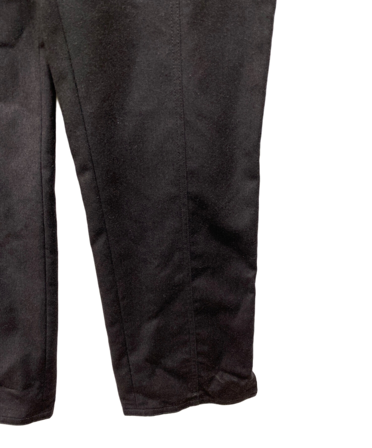 希少 CHANEL シャネル 最高級 カシミア混 ラインウールパンツ 38 中古・古着通販】CHANEL (シャネル) カシミヤ混ウールパンツ