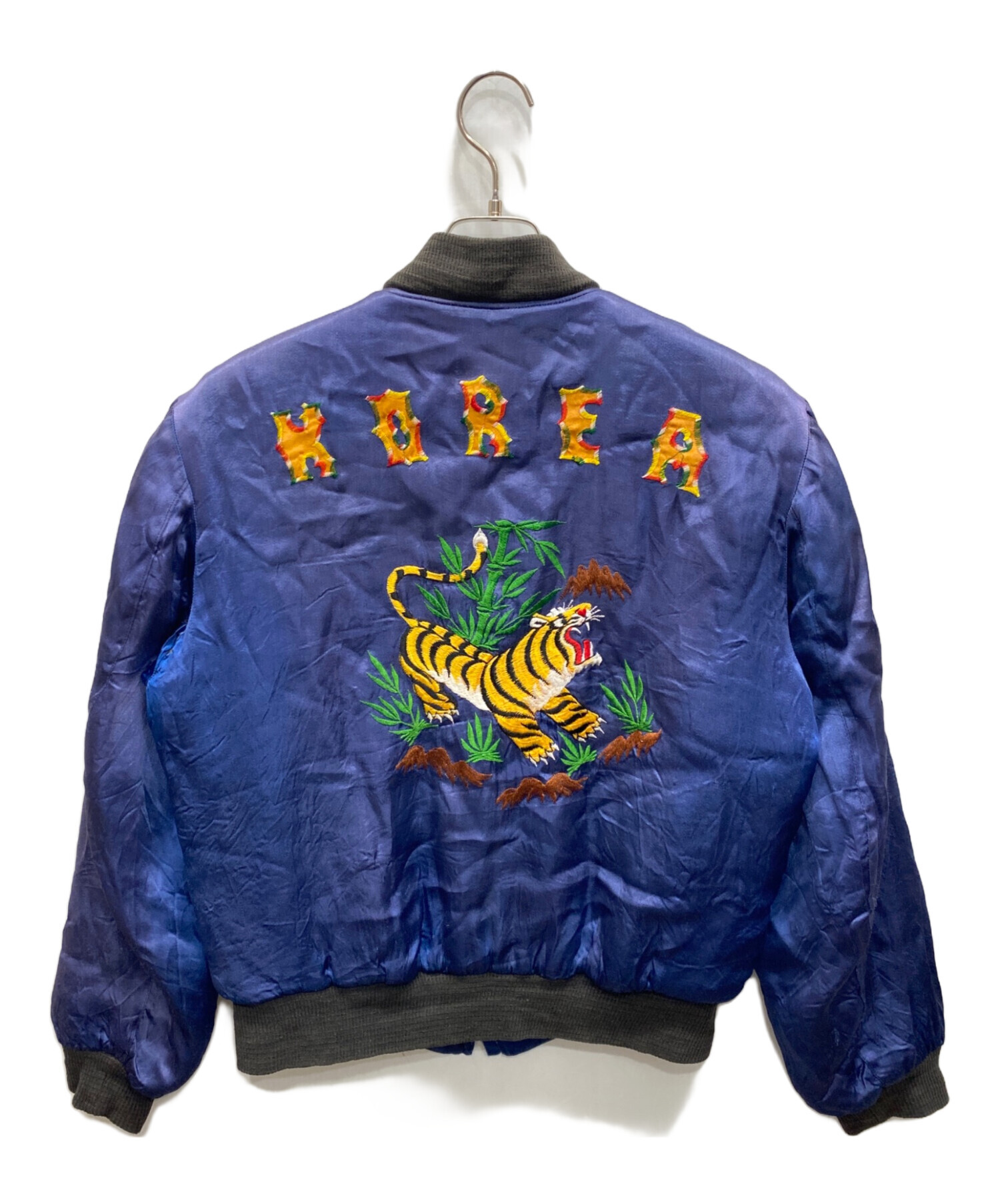 1950年代のヴィンテージスカジャン コリア 中綿無し。珍しい 1950年代のヴィンテージスカジャン コリア 中綿無し。珍しい