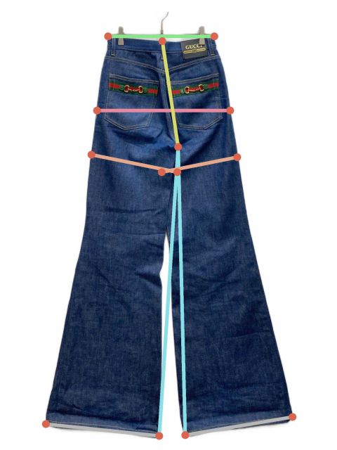 中古・古着通販】GUCCI (グッチ) ホースビットポケットフレアデニム