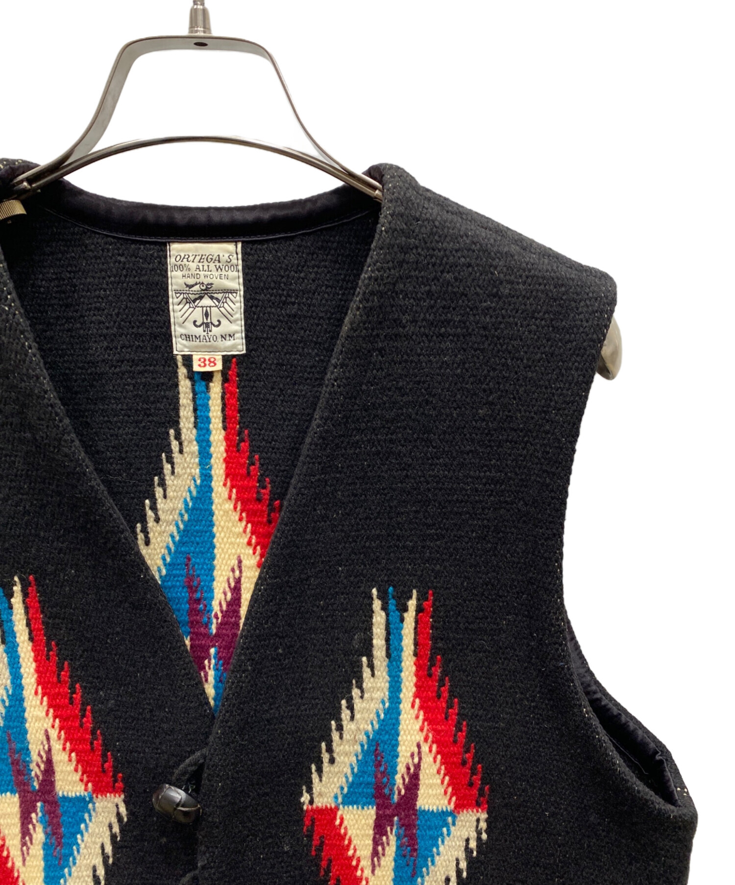オルテガベスト 38 ブラック チマヨベスト ORTEGA'S / VEST (BLACK38