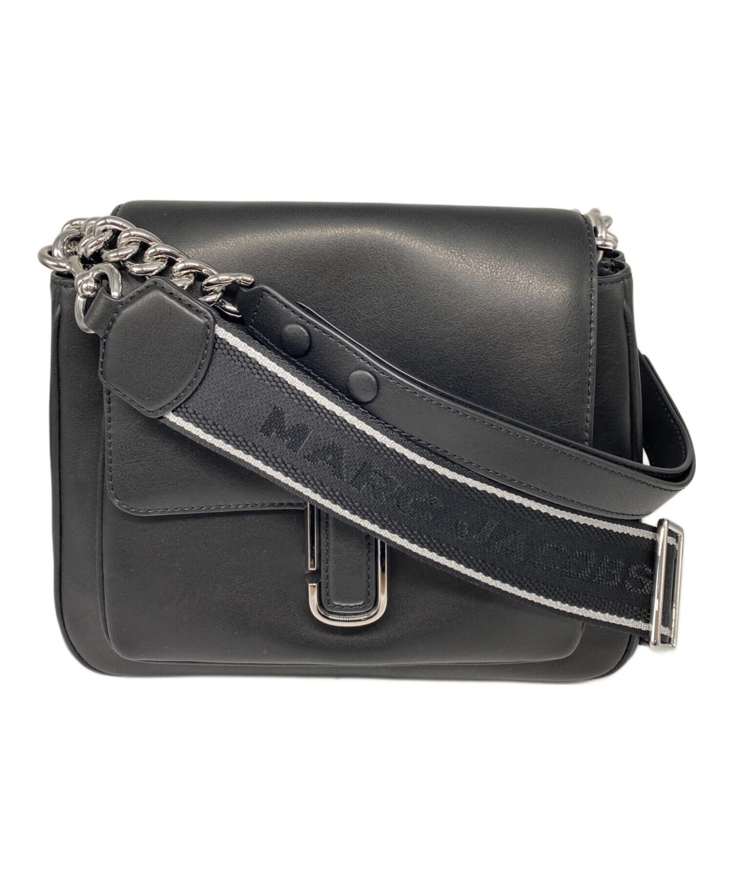 MARC JACOBS リトルビッグショット ショルダーバッグ ブラック レッド