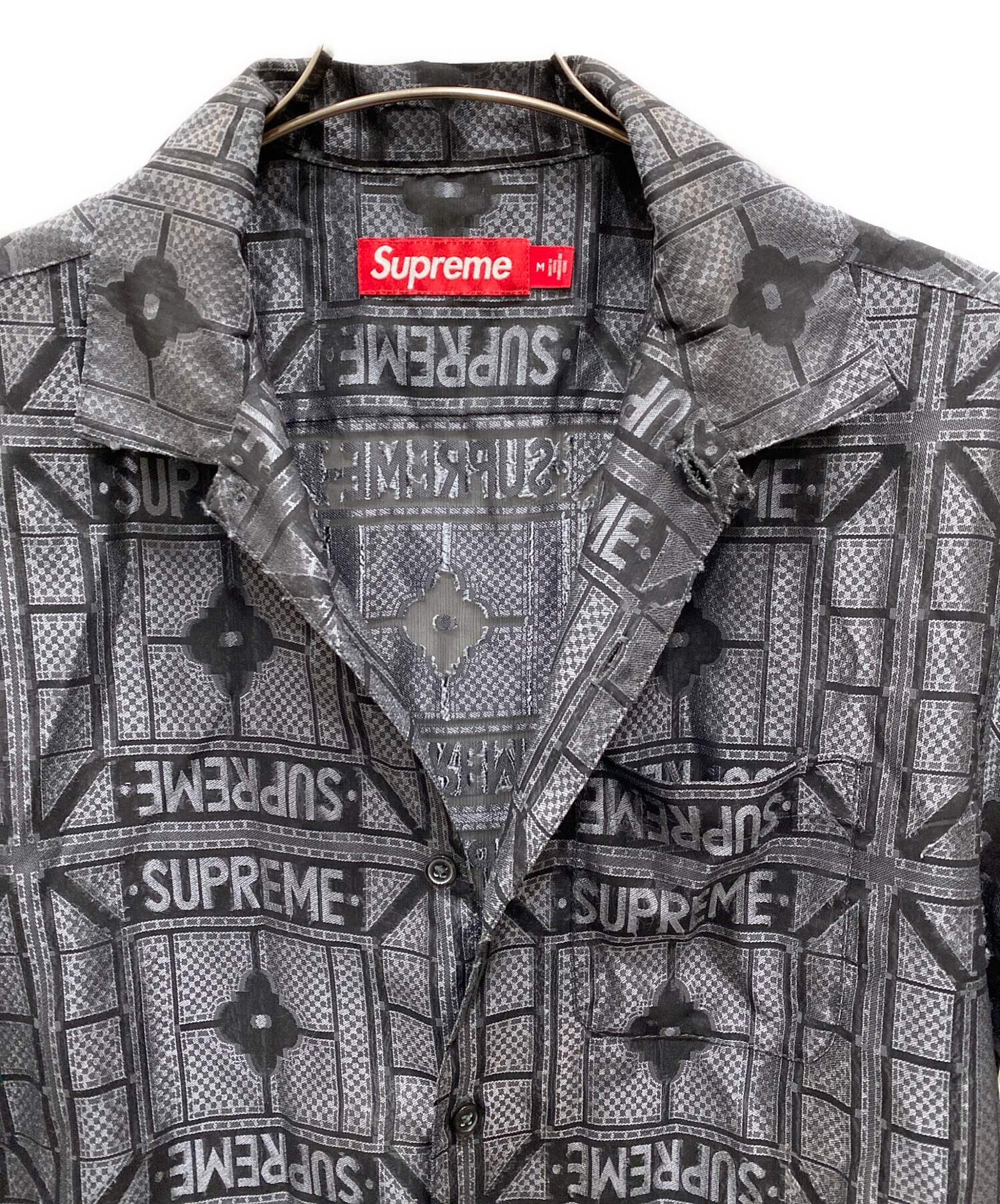 中古・古着通販】SUPREME (シュプリーム) Tray Jacquard S S Shirt 