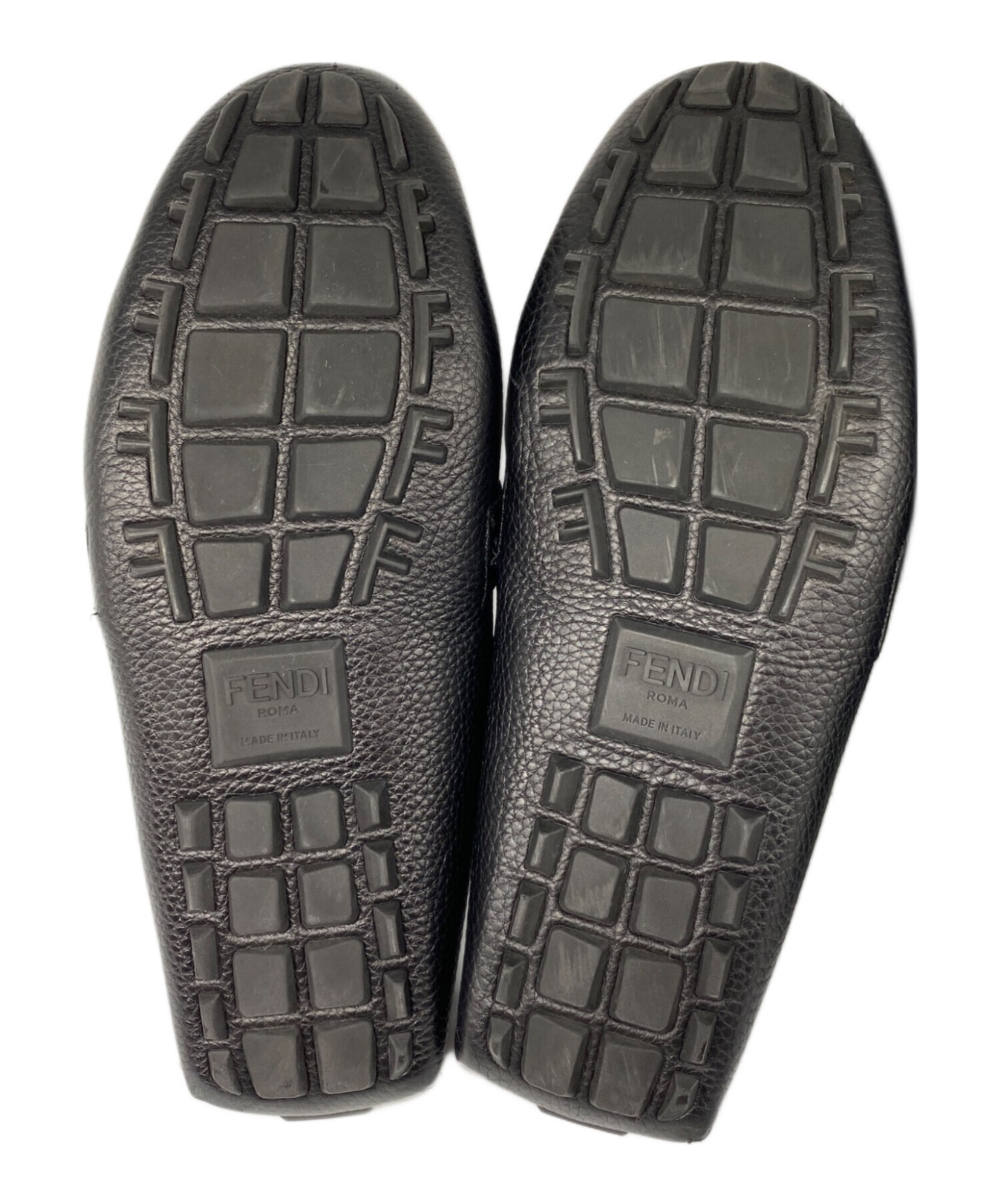 中古・古着通販】FENDI (フェンディ) FFスクエア ドライビングシューズ 