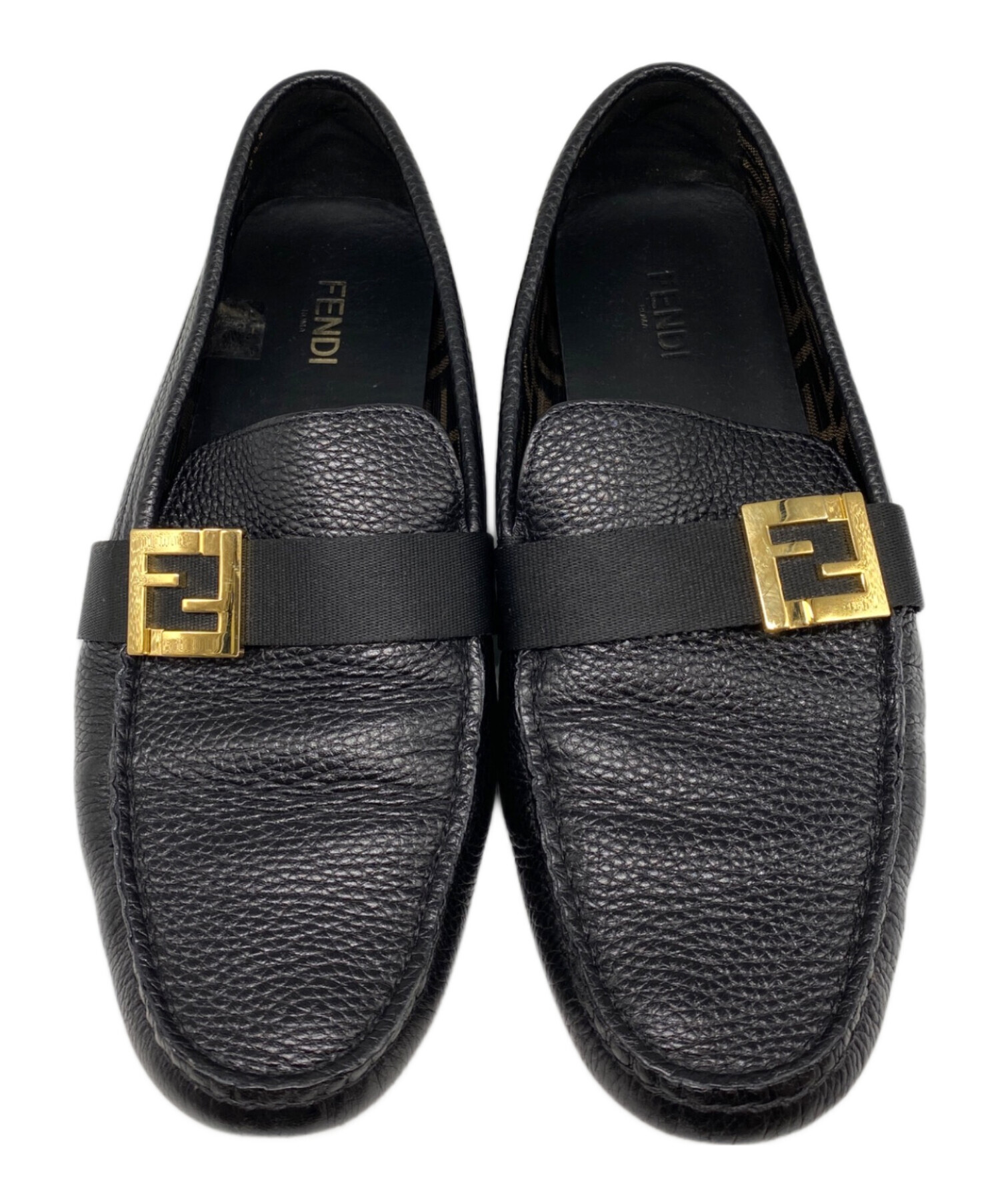 中古・古着通販】FENDI (フェンディ) FFスクエア ドライビングシューズ 
