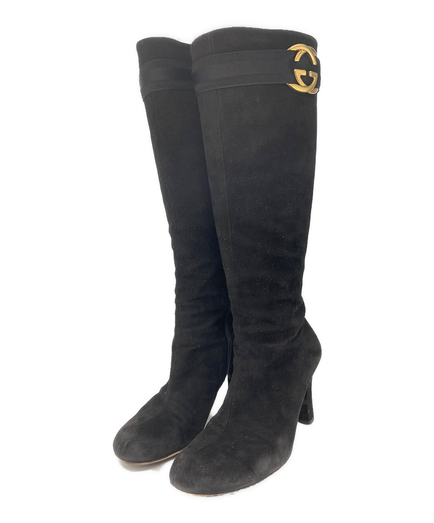 中古・古着通販】GUCCI (グッチ) ロングブーツ ブラック サイズ:36 