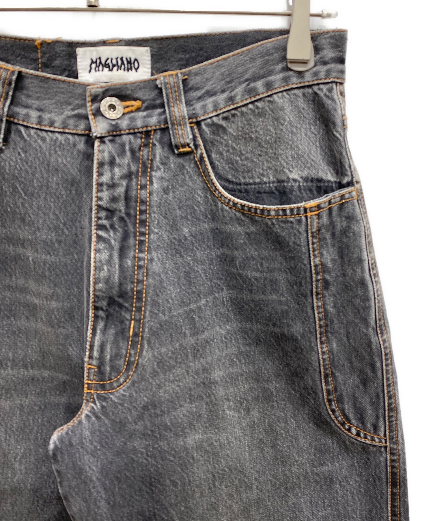 中古・古着通販】MAGLIANO (マリアーノ) デニムパンツ ブラック サイズ