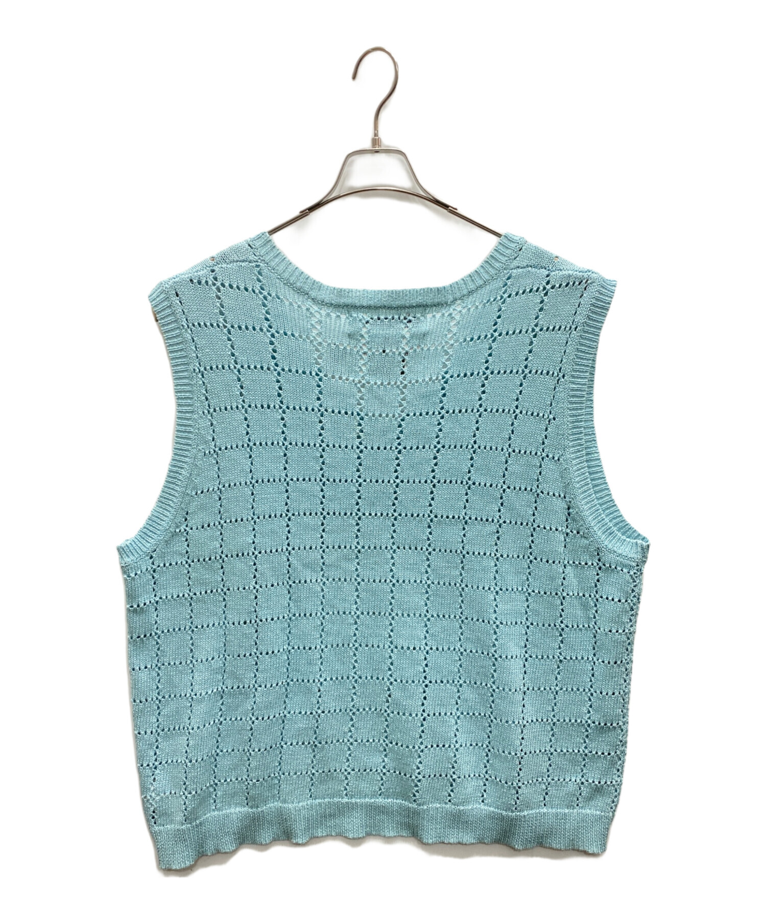 中古・古着通販】DAIRIKU (ダイリク) A.J. Knit Vest ブルー サイズ 