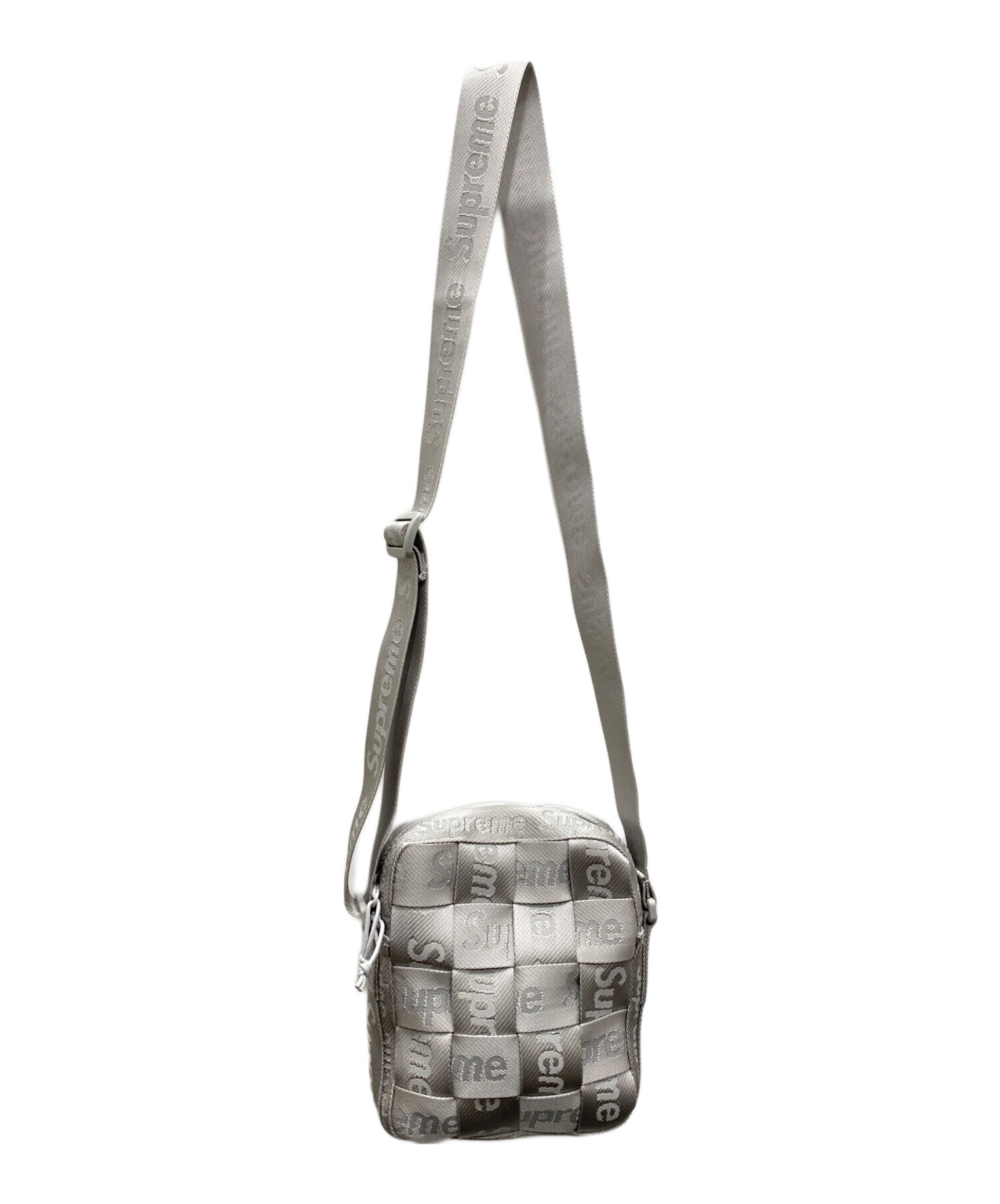 中古・古着通販】Supreme (シュプリーム) woven shoulder bag グレー