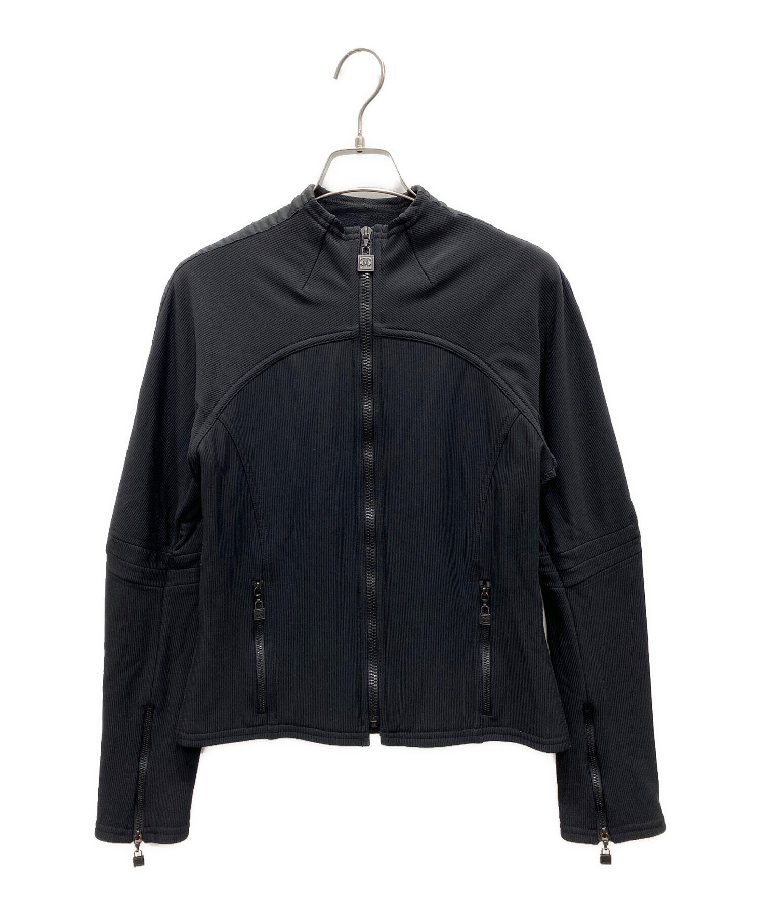 中古・古着通販】CHANEL (シャネル) サイドラインジップアップブルゾン 