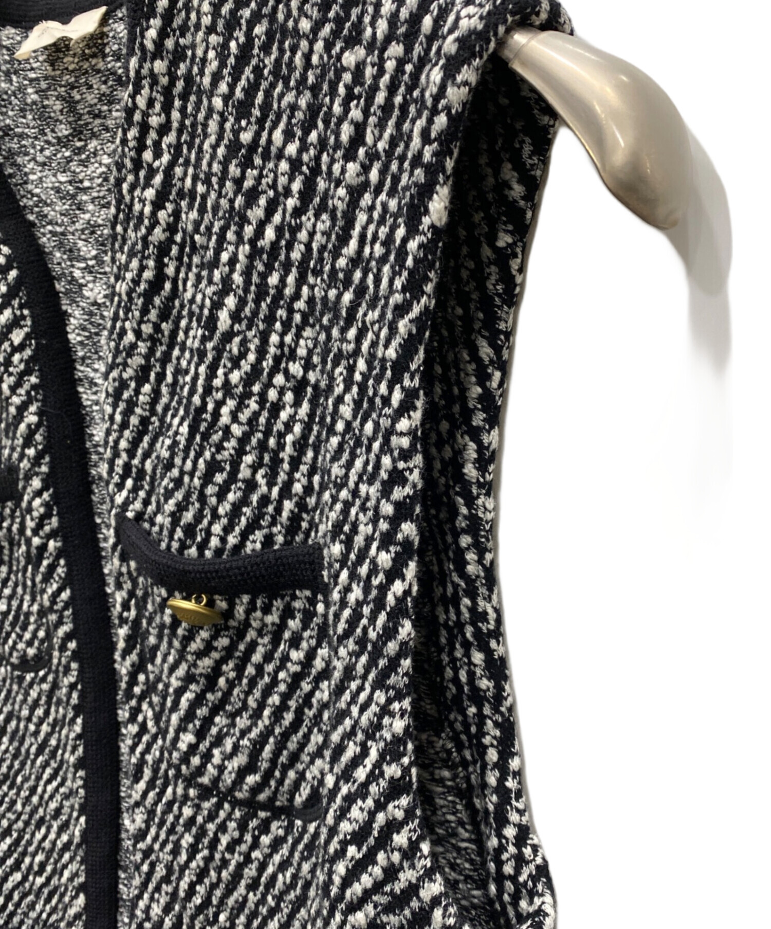 中古・古着通販】DES PRES (デ プレ) インレーカルゼ フロントオープン