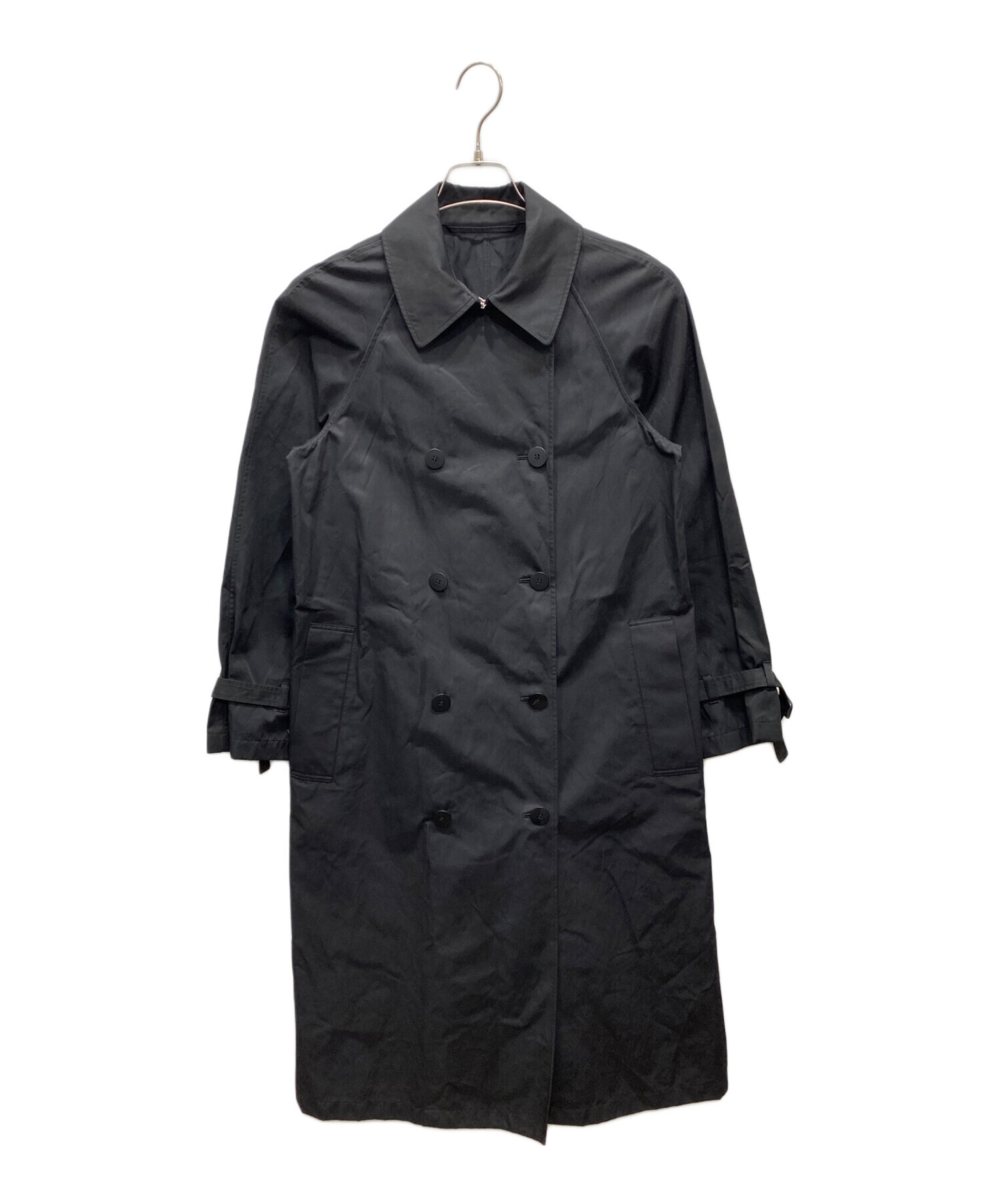 theoryセオリートレンチコートサイズPネイビー CITY SOPHISTICATION