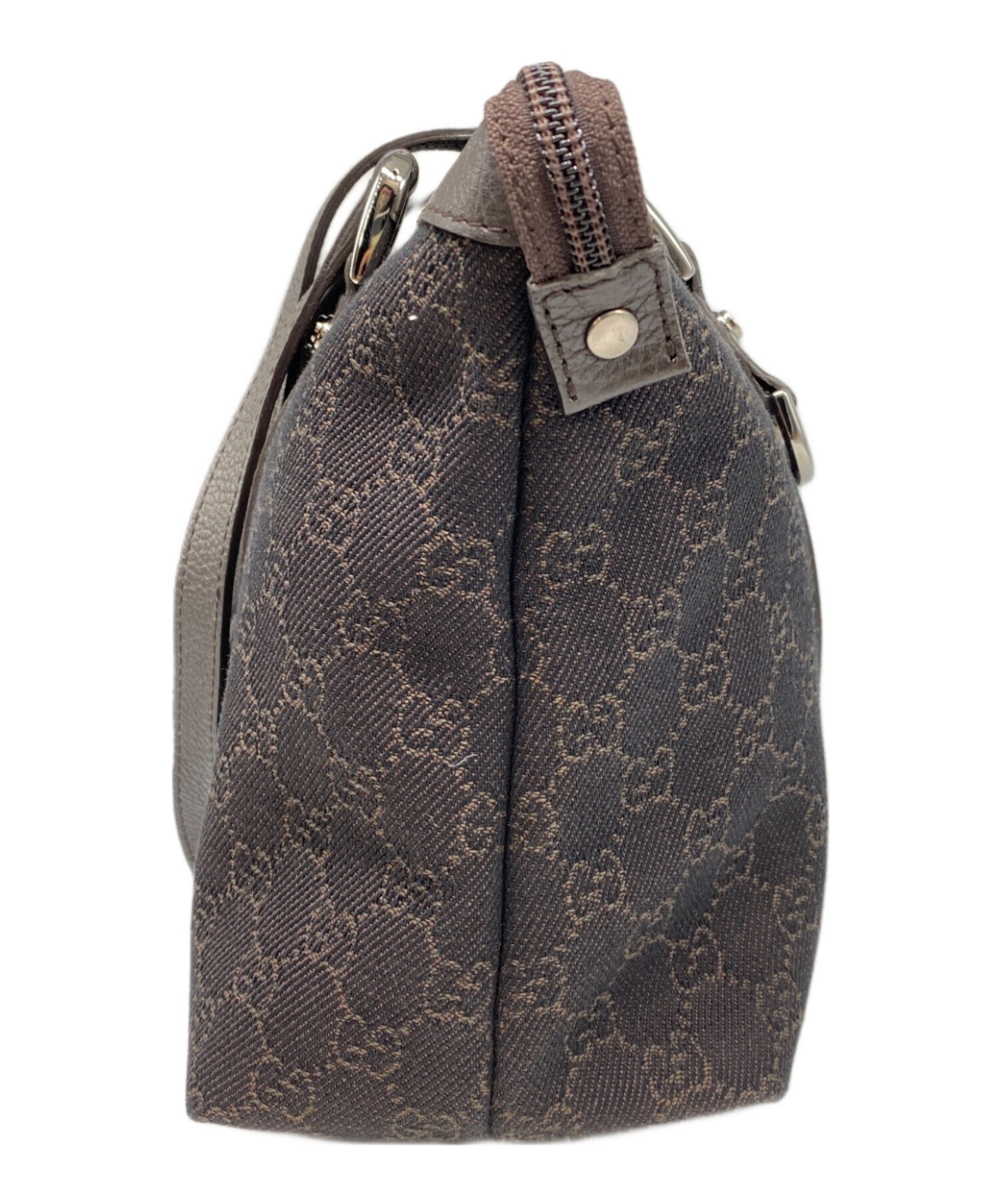 中古・古着通販】GUCCI (グッチ) GG柄キャンバストートバッグ ダーク 