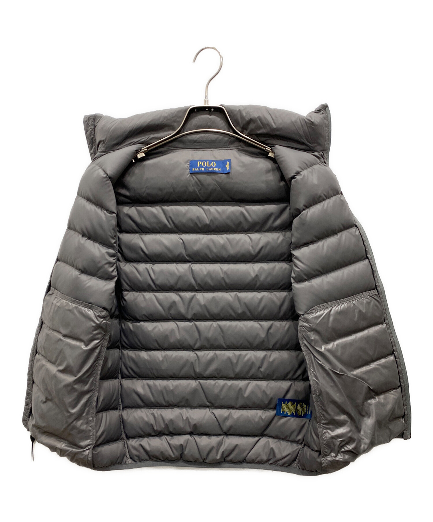 Polo Ralph Lauren グレー ダウンベスト XS 中古・古着通販】POLO RALPH LAUREN (ポロ・ラルフローレン