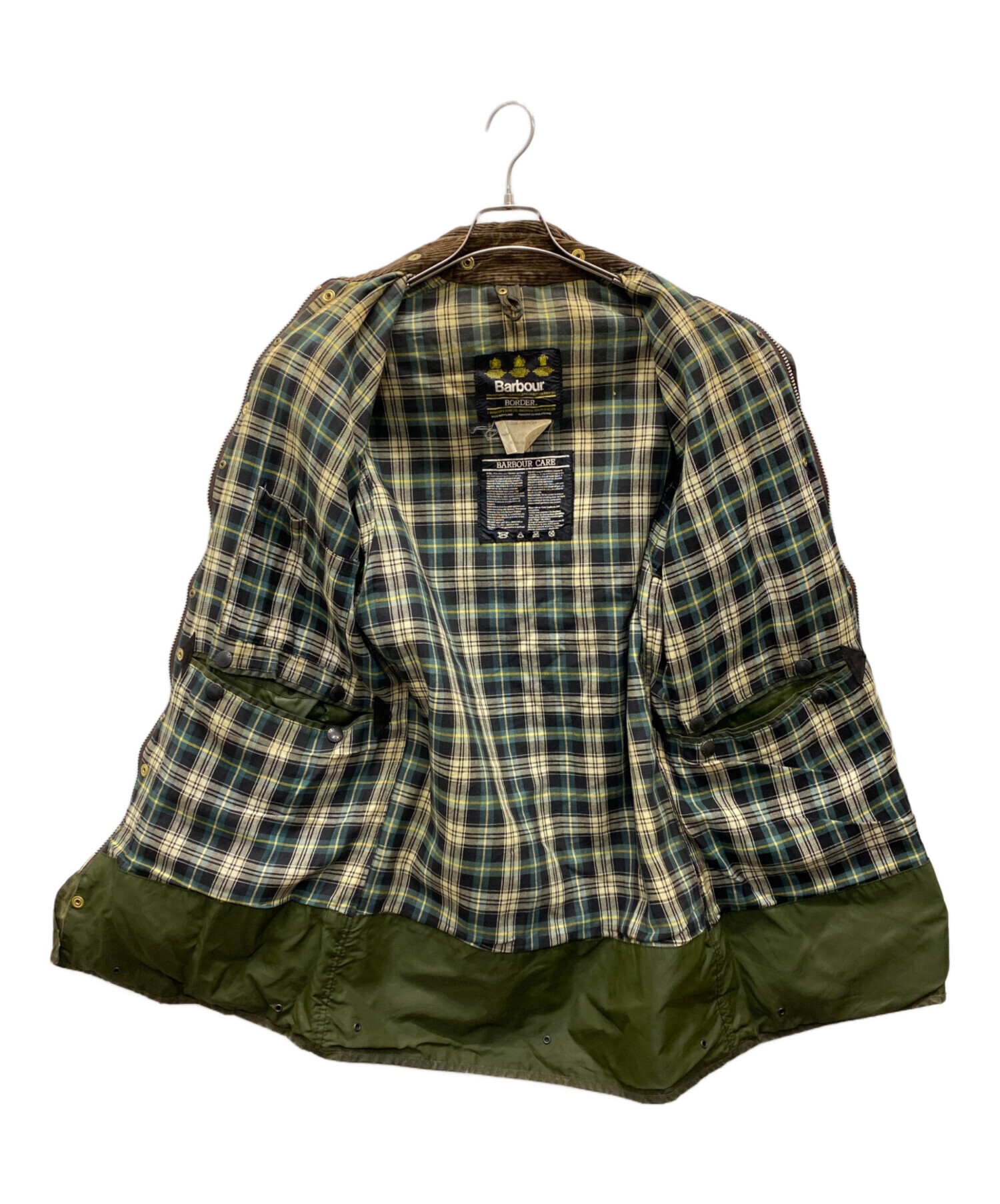 中古・古着通販】Barbour (バブアー) ボーダー オイルドジャケット