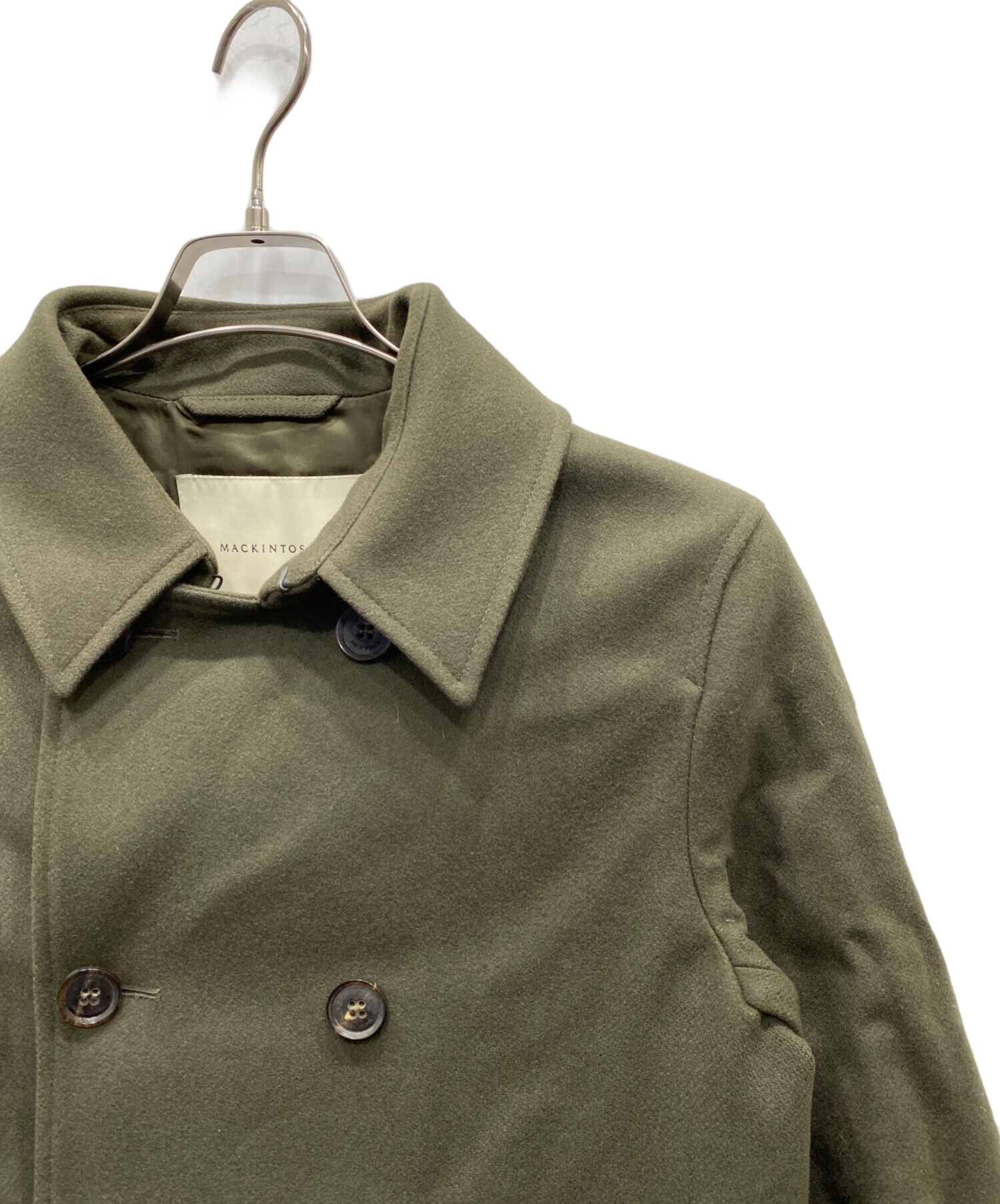 MACKINTOSH トレンチコート サイズ38 オリーブ 中古・古着通販】MACKINTOSH (マッキントッシュ) ウール トレンチ