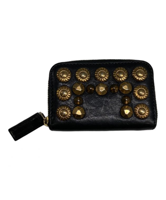 美品　GIVENCHY ジバンシー　ミニウォレット　コインケース　スタッズ 中古・古着通販】GIVENCHY (ジバンシィ) スタッズコインケース