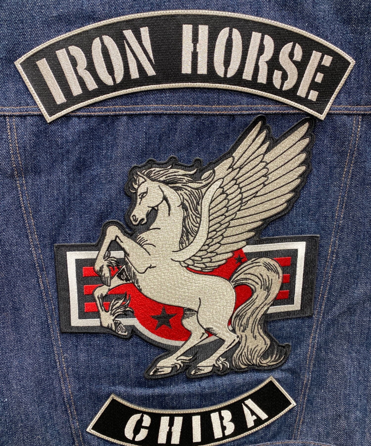 中古・古着通販】KADOYA (カドヤ) 編み上げデニムベスト インディゴ