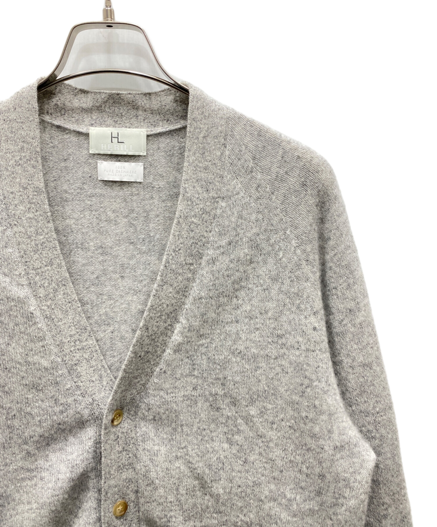 トップス HERILL / WHOLEGARMENT CARDIGAN (NATURAL) HERILL/ヘリル】Wholegarment Cardiganの通販 「ONENESS ONLINE STORE」